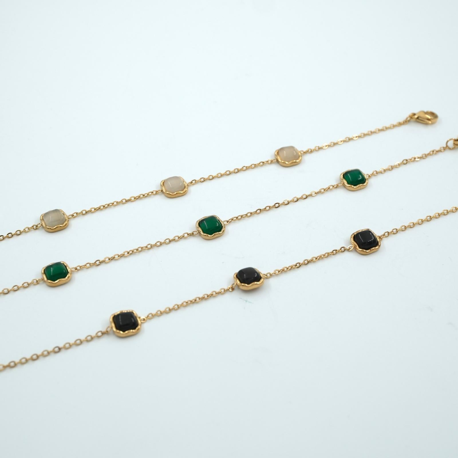 Toptan KARE TAŞLI BİLEKLİK