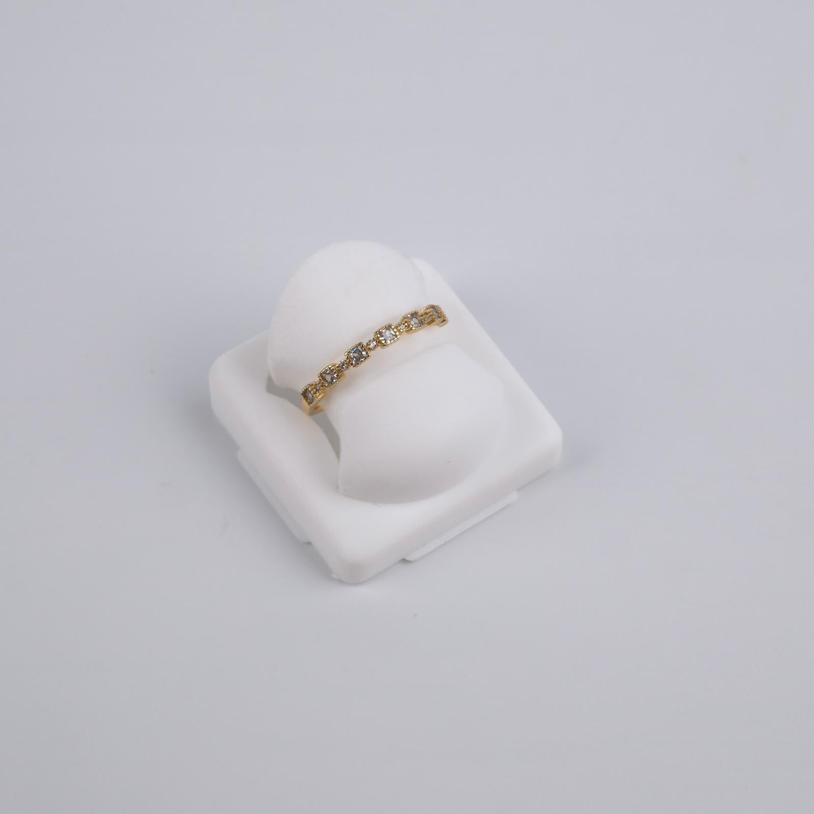 Toptan KARE TAŞLI YÜZÜK