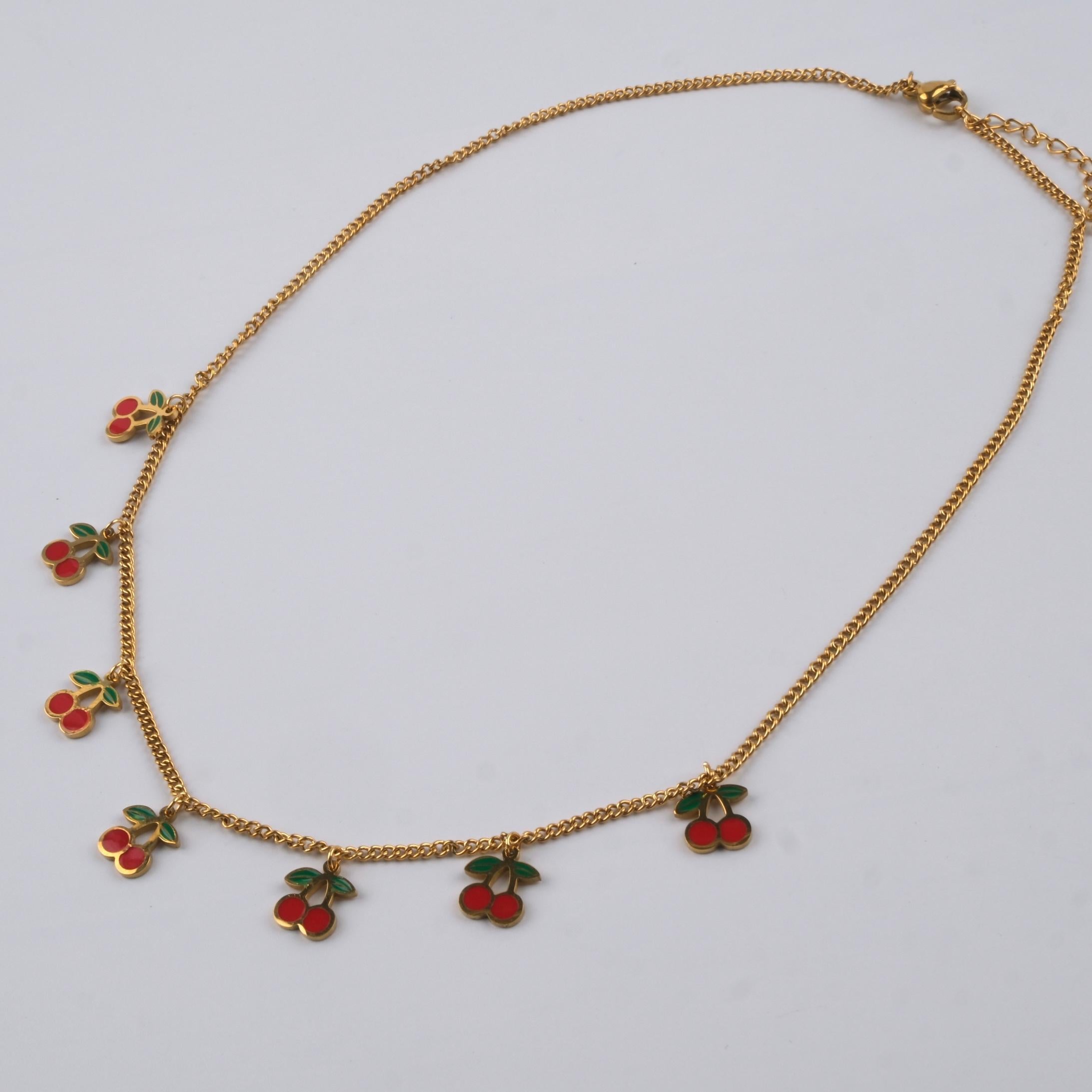 Toptan KİRAZ'LI KOLYE