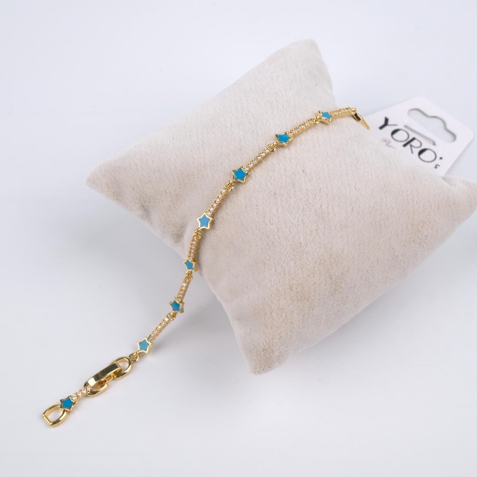 Toptan MAVİ YILDIZ BİLEKLİK 