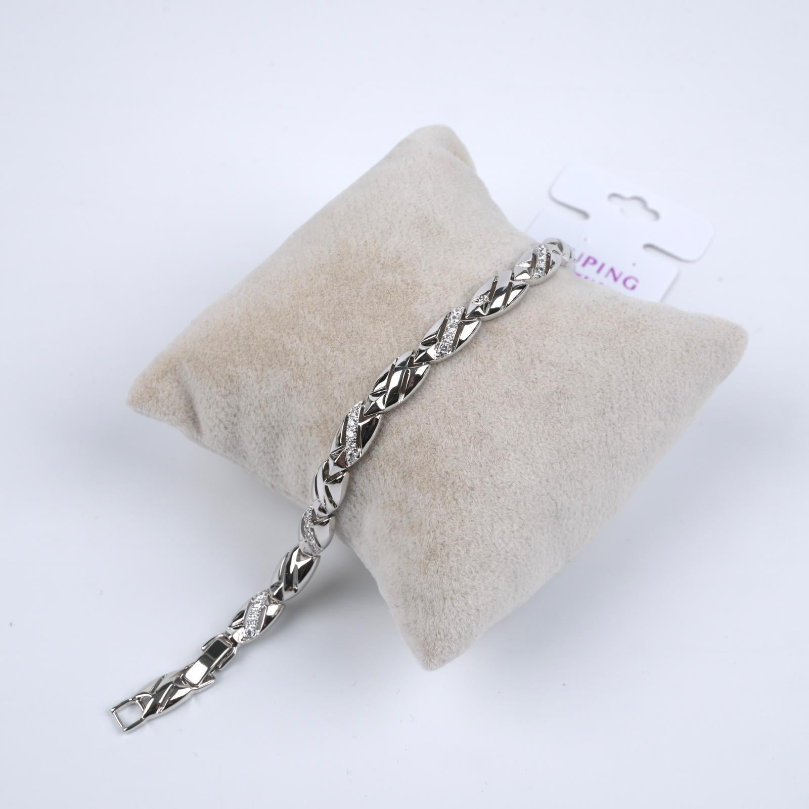 Toptan MİNİ TAŞLI SILVER BİLEKLİK 