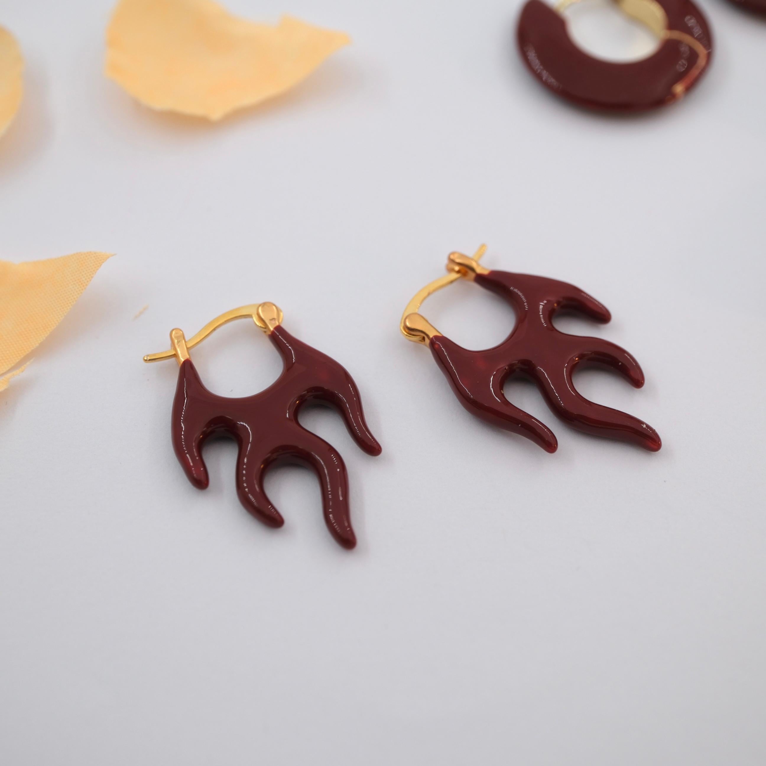 Toptan ÖZEL SERİ ALEV MODEL KÜPE 