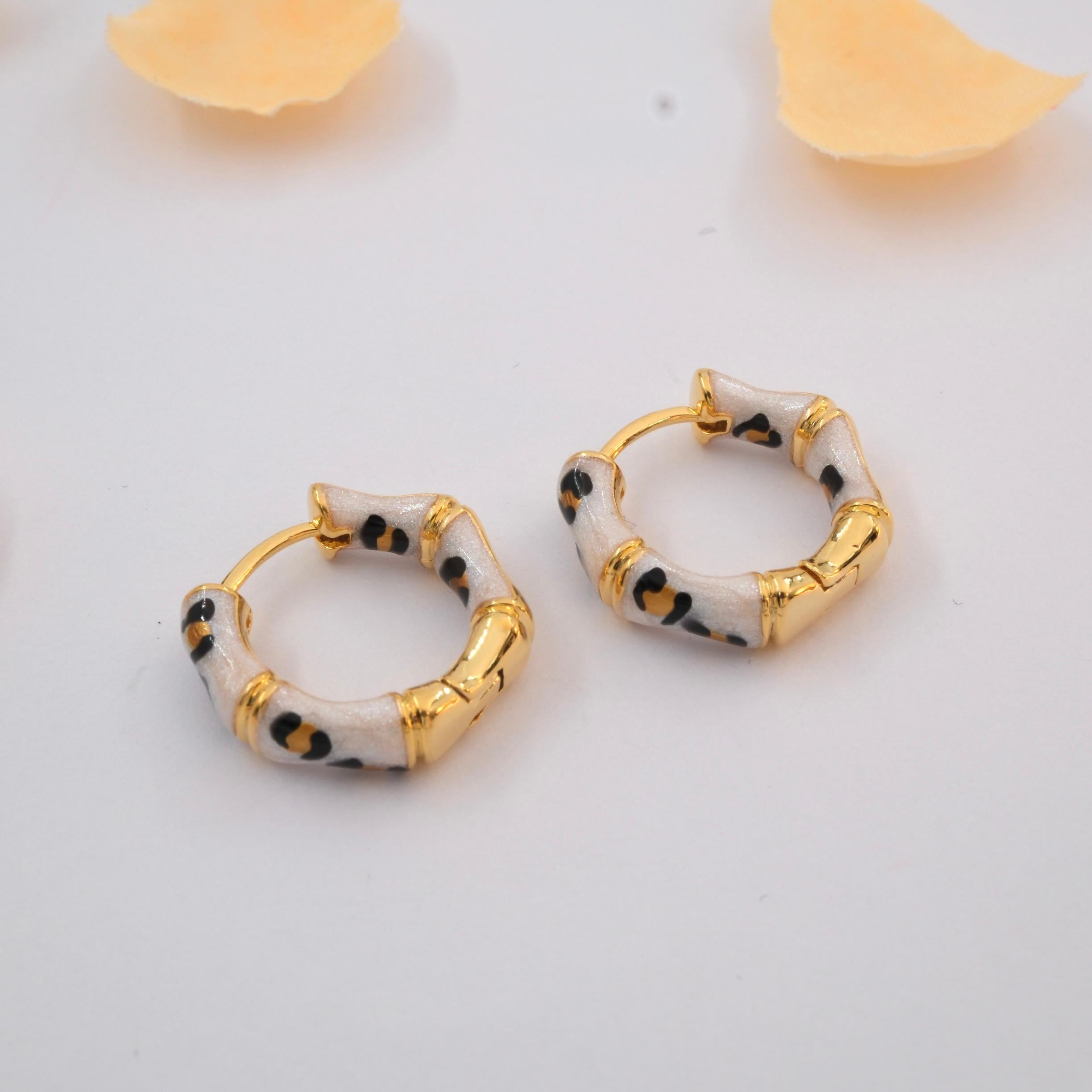 Toptan ÖZEL SERİ LEOPAR HALKA KÜPE 