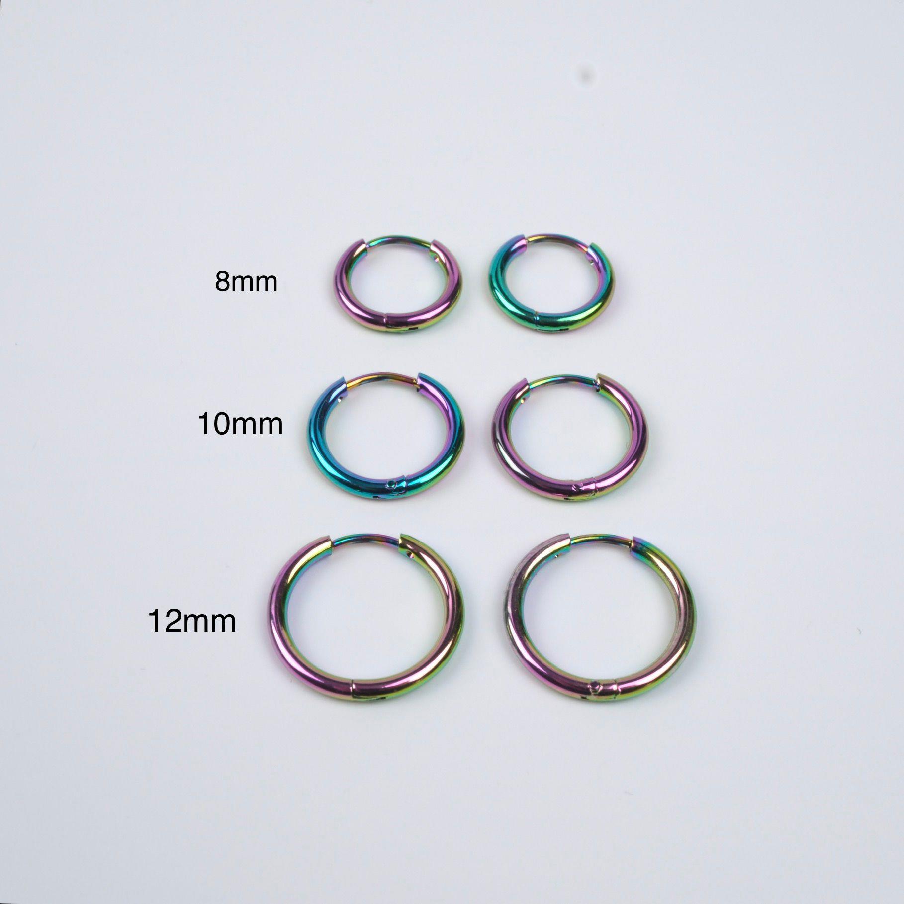 Toptan RENKLİ ÇELİK KÜPE