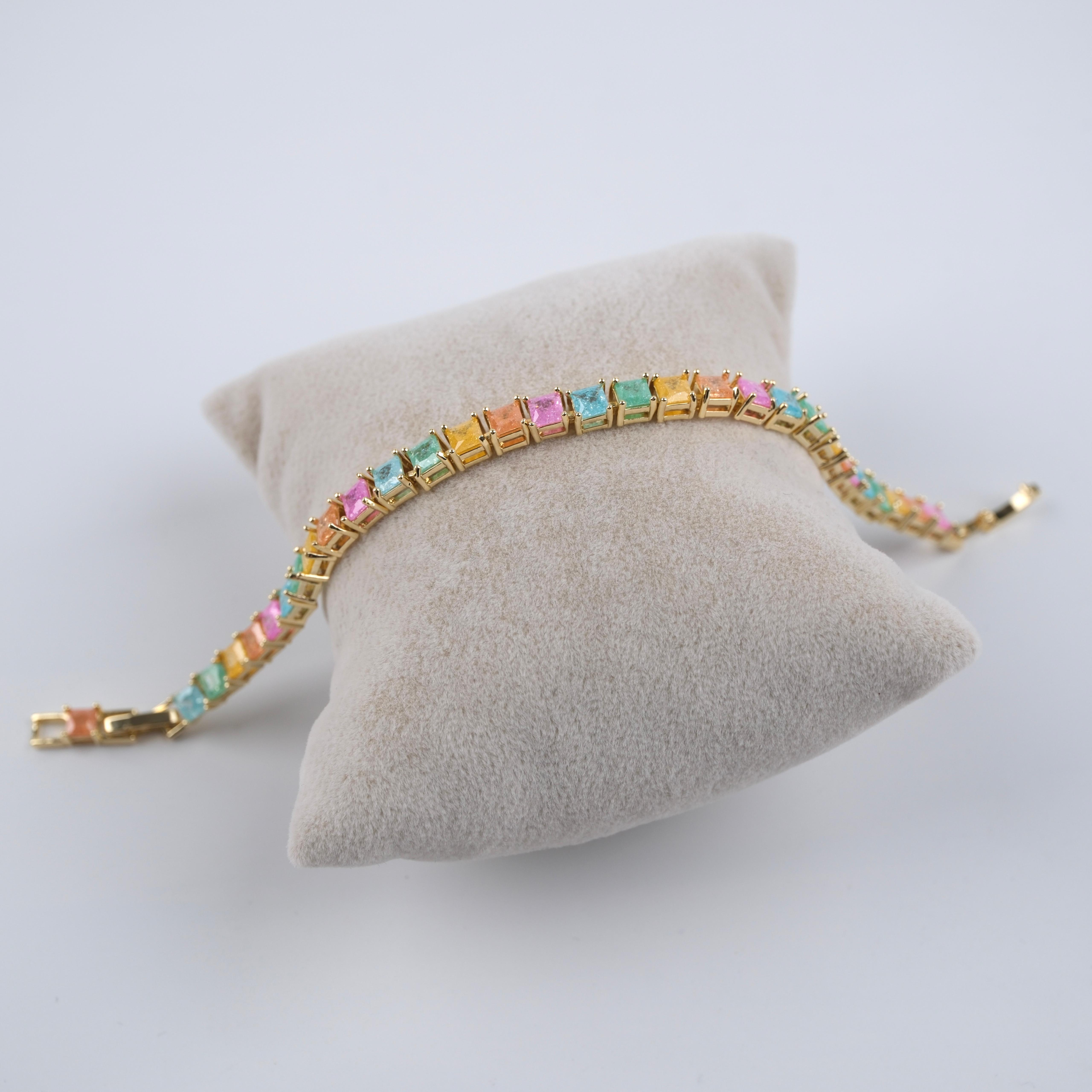 Toptan RENKLİ TAŞLI BİLEKLİK 