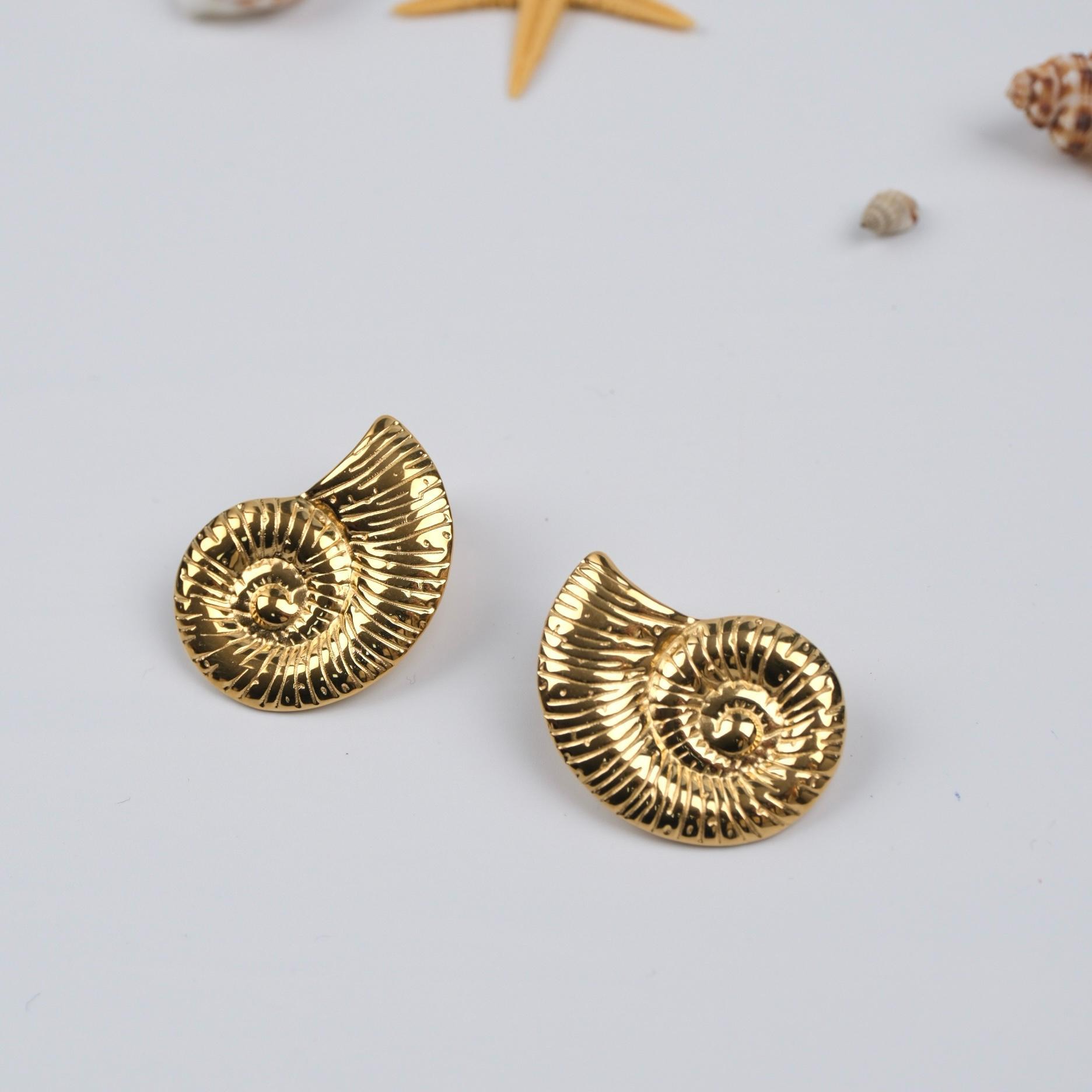 Toptan SALYANGOZ KABUĞU KÜPE 