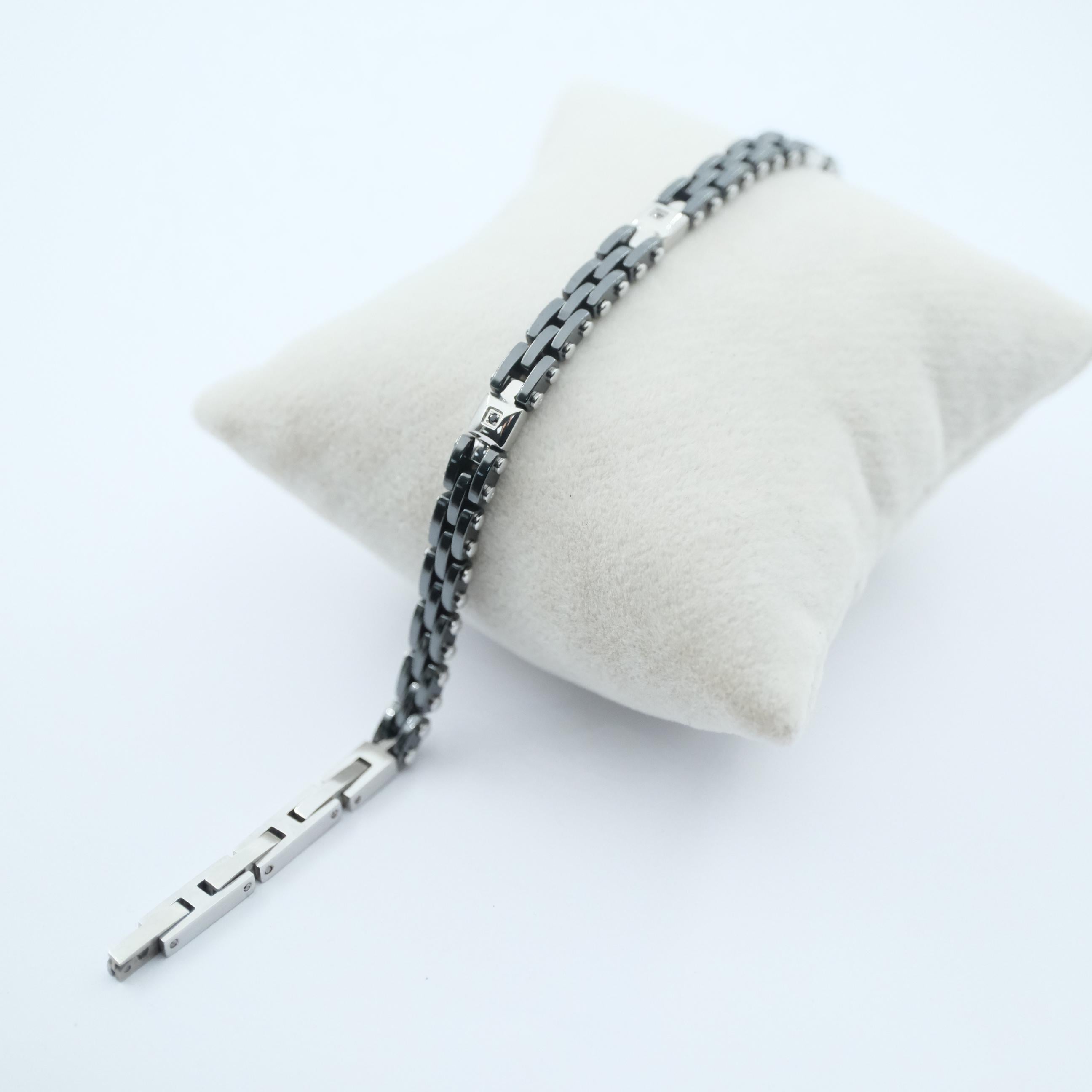 Toptan SERAMİK DETAYLI ERKEK BİLEKLİK 