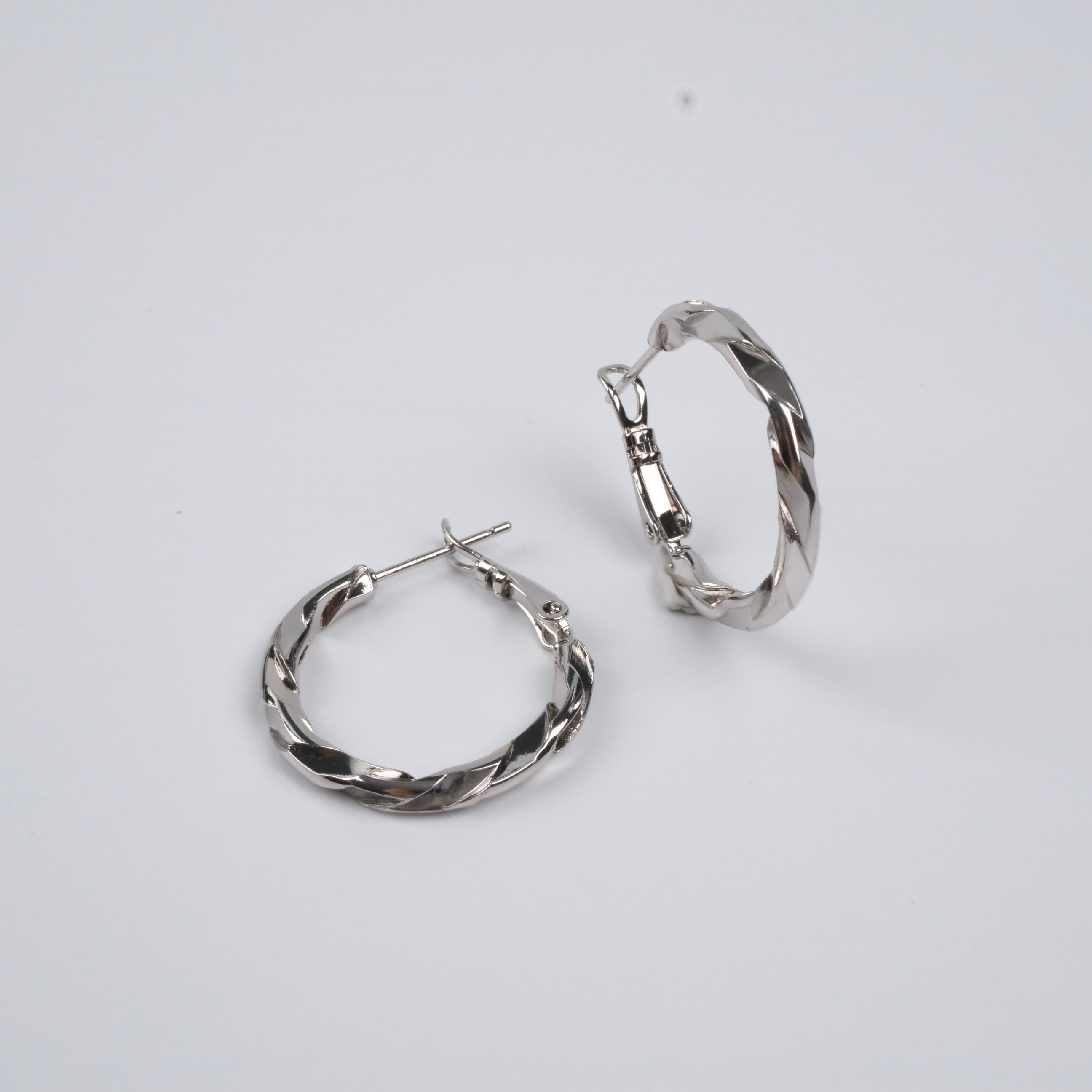 Toptan SILVER HALKA KÜPE