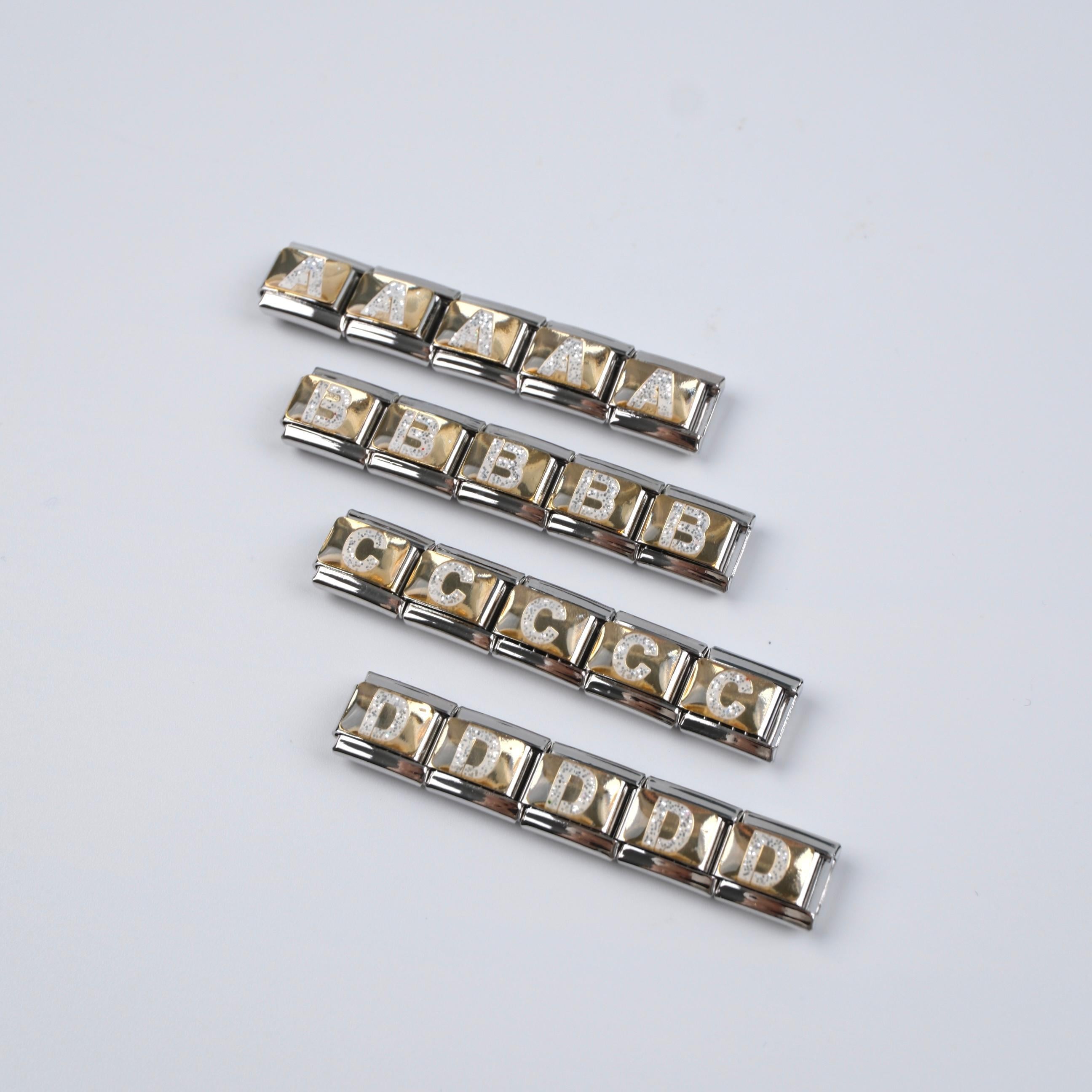 Toptan SİMLİ HARF CHARM SILVER