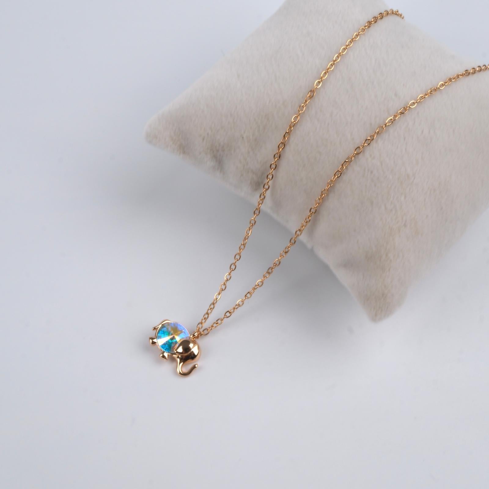 Toptan SWAROVSKİ FİL KOLYE