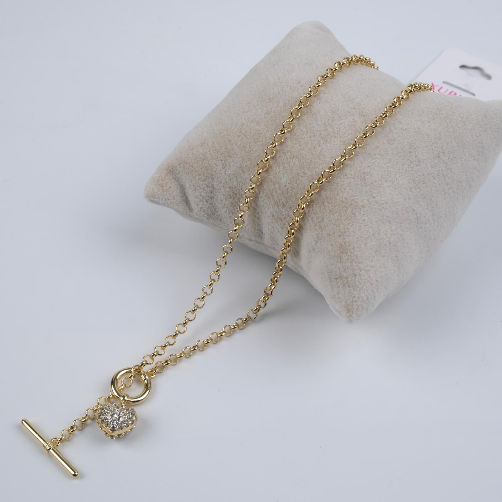 Toptan T  KİLİT KOLYE 