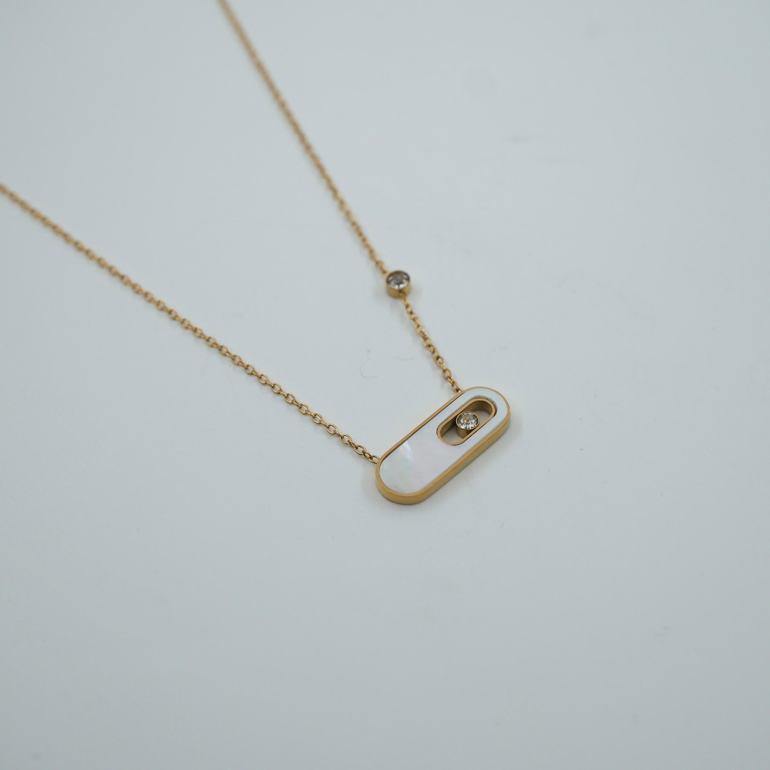 Toptan TAŞ DETAYLI 60 CM KOLYE 