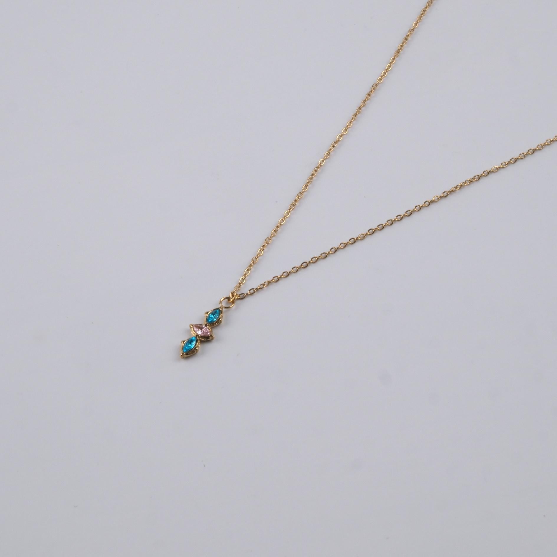 Toptan TAŞ UÇLU KOLYE 