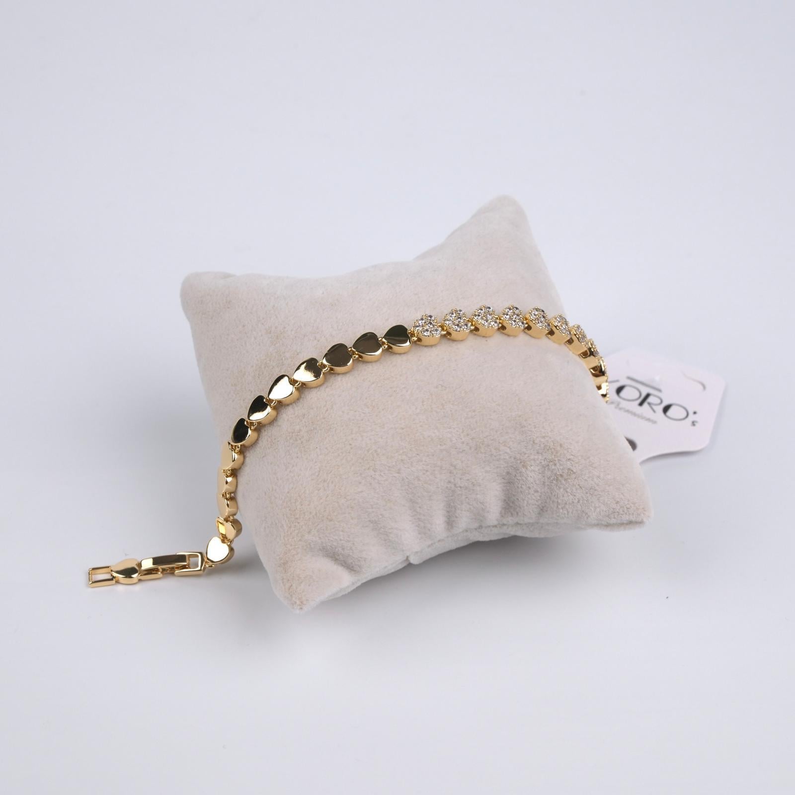 Toptan TAŞLI 14K BİLEKLİK