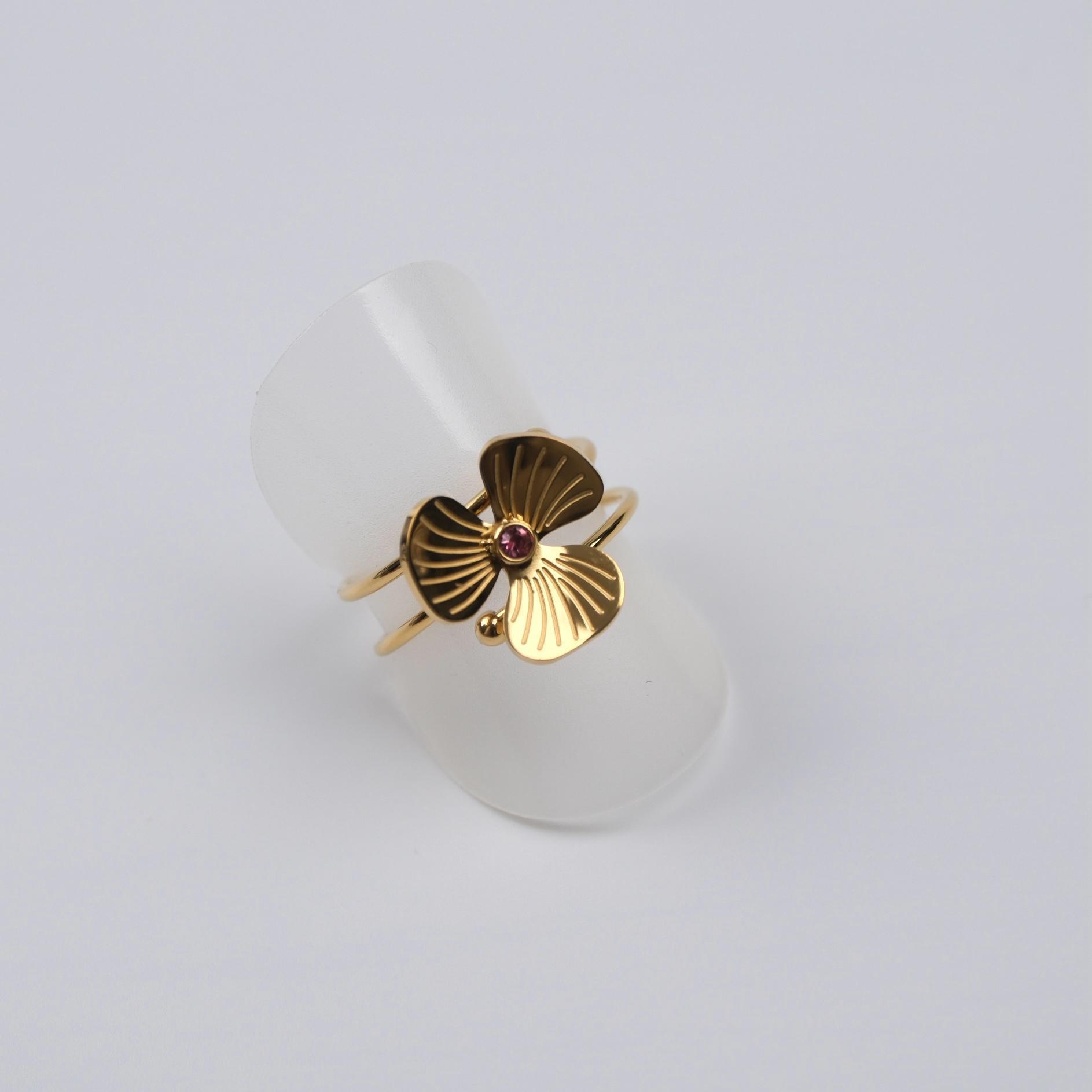 Toptan TAŞLI ÇİÇEK YÜZÜK