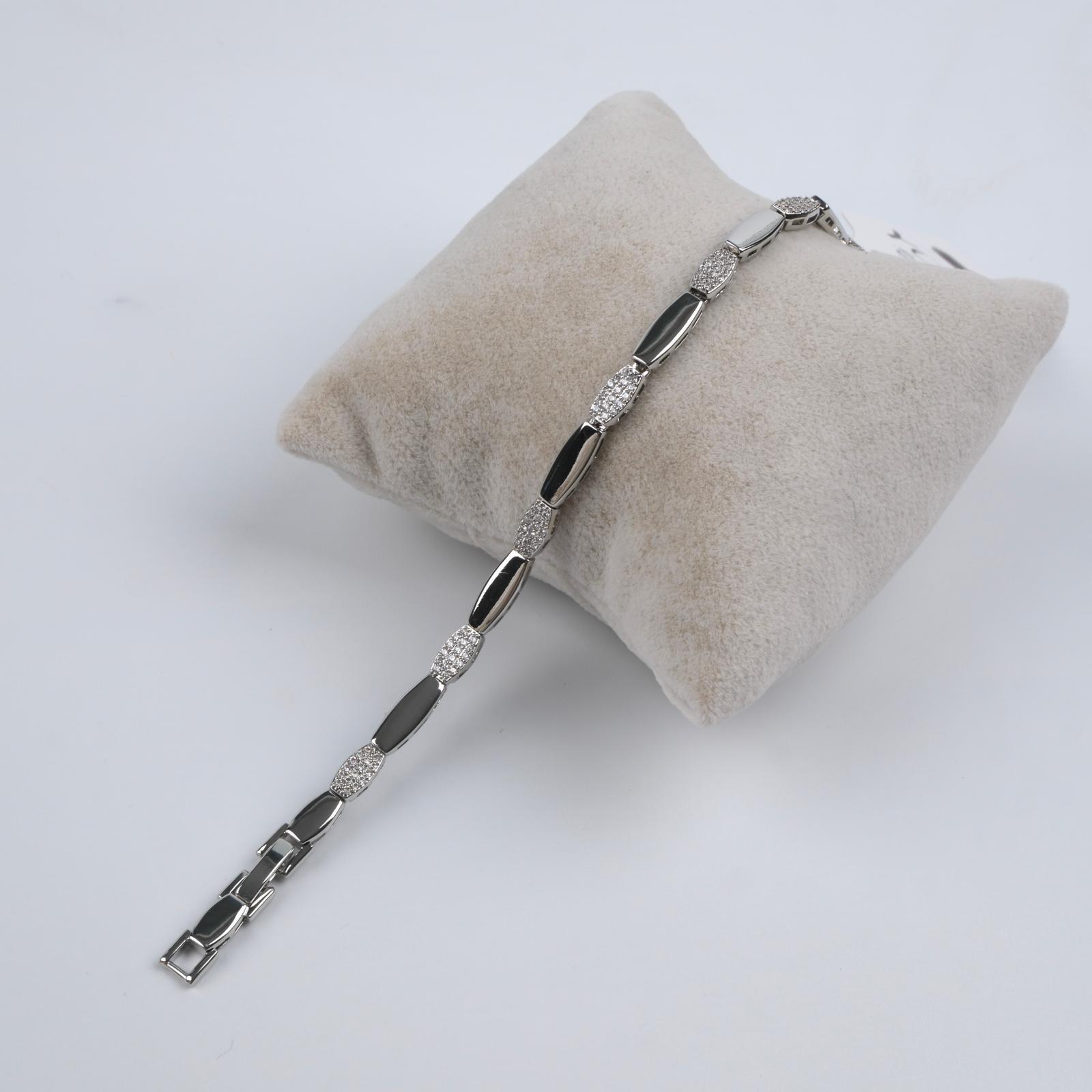 Toptan TAŞLI SILVER BİLEKLİK 