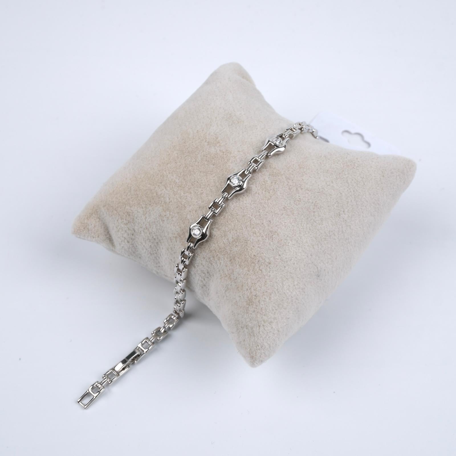 Toptan TAŞLI SILVER BİLEKLİK 