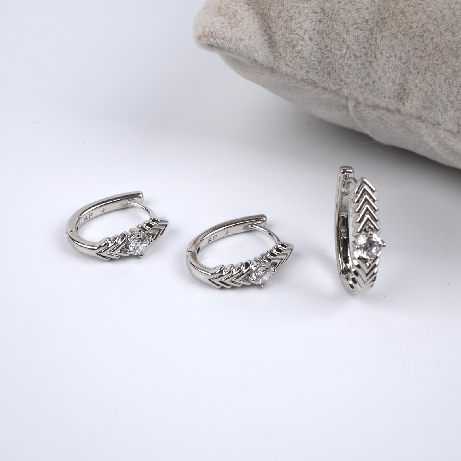 Toptan TAŞLI ÜÇLÜ KÜPE