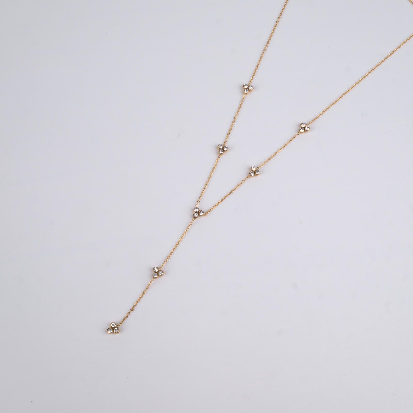 Toptan TAŞLI Y KOLYE 