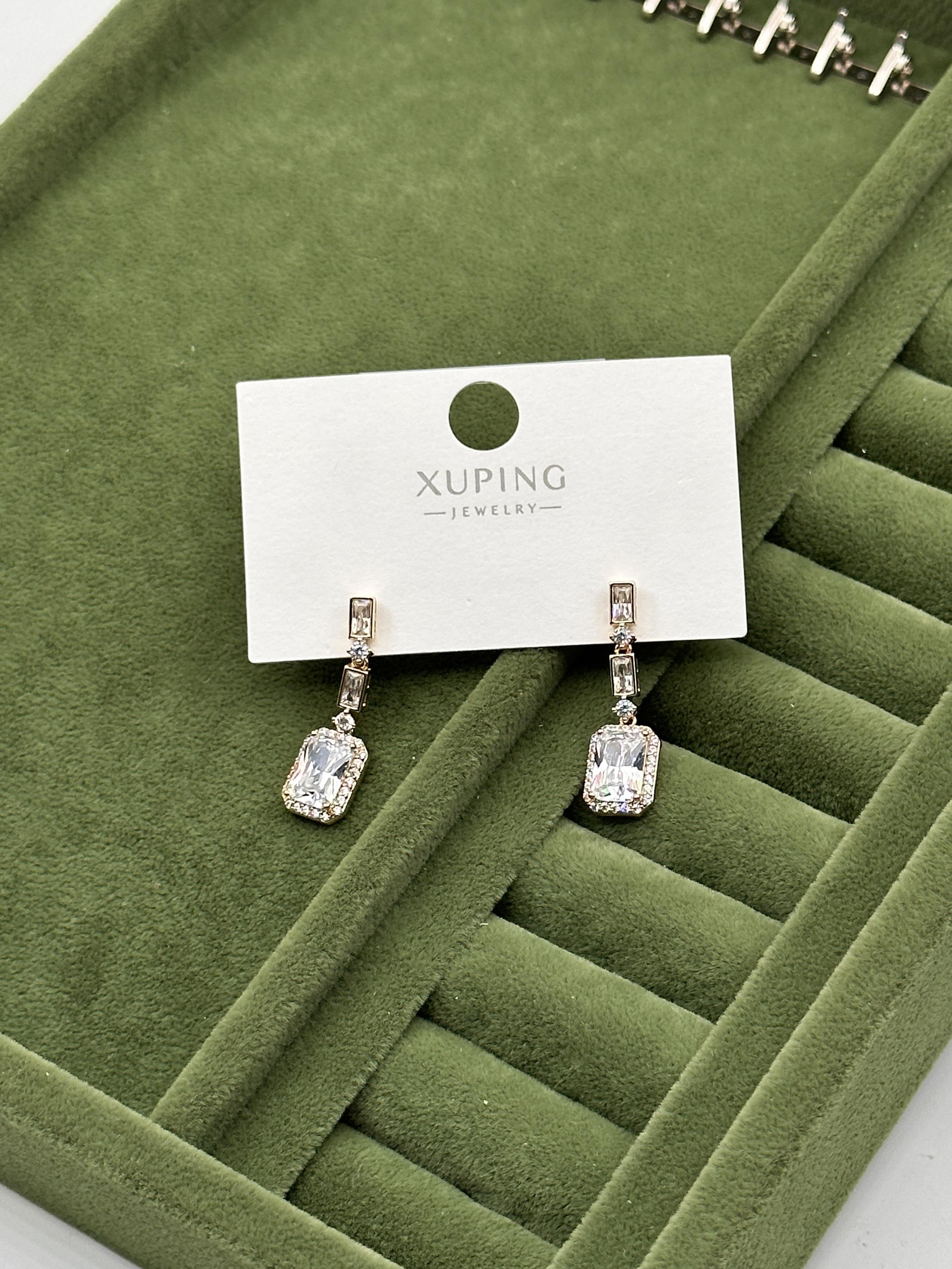 VIP SERİ 14K SALLANTILI BAGET TAŞ KÜPE