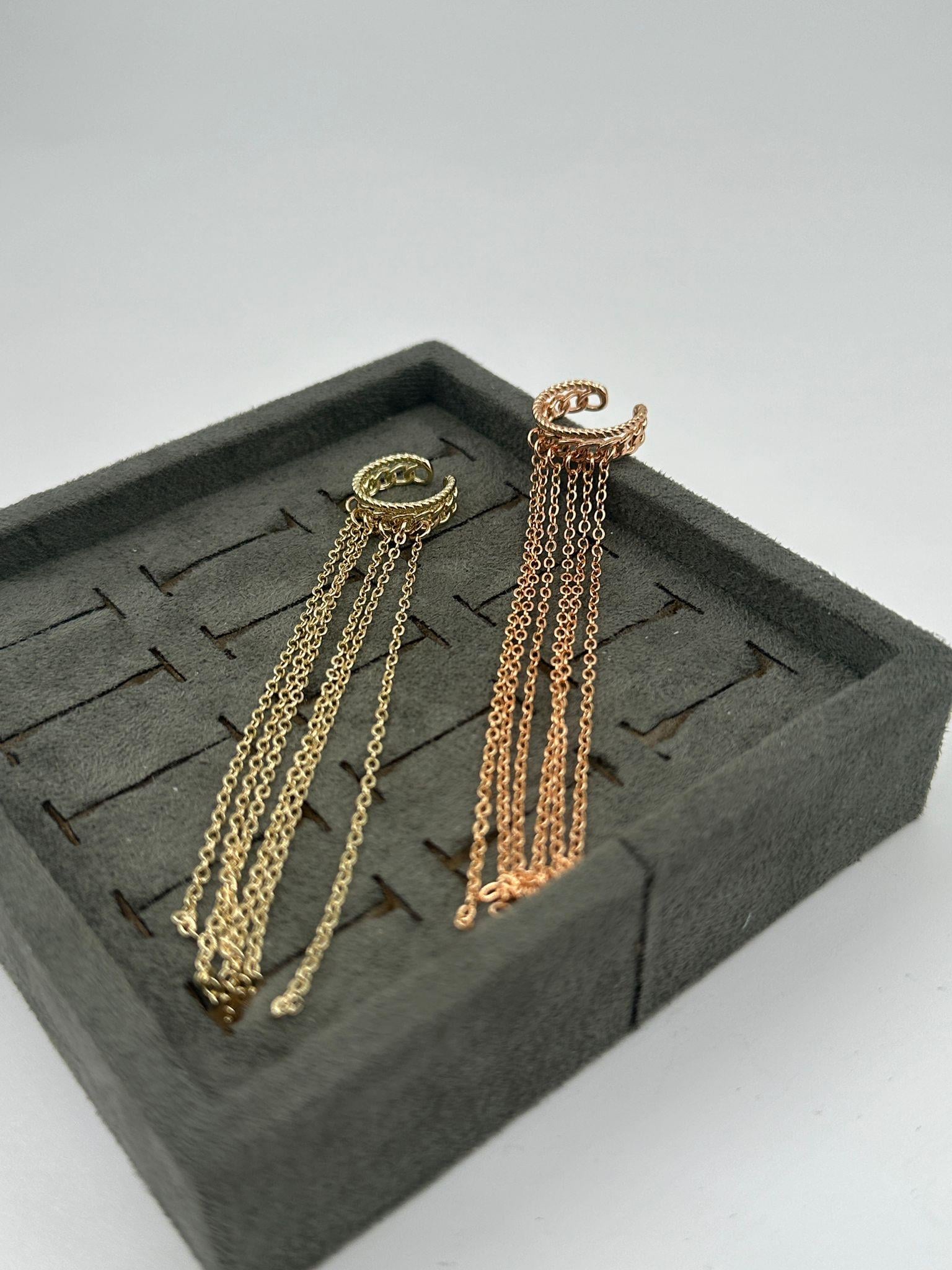 VIP ZİNCİR SALLANTILI EARCUFF 