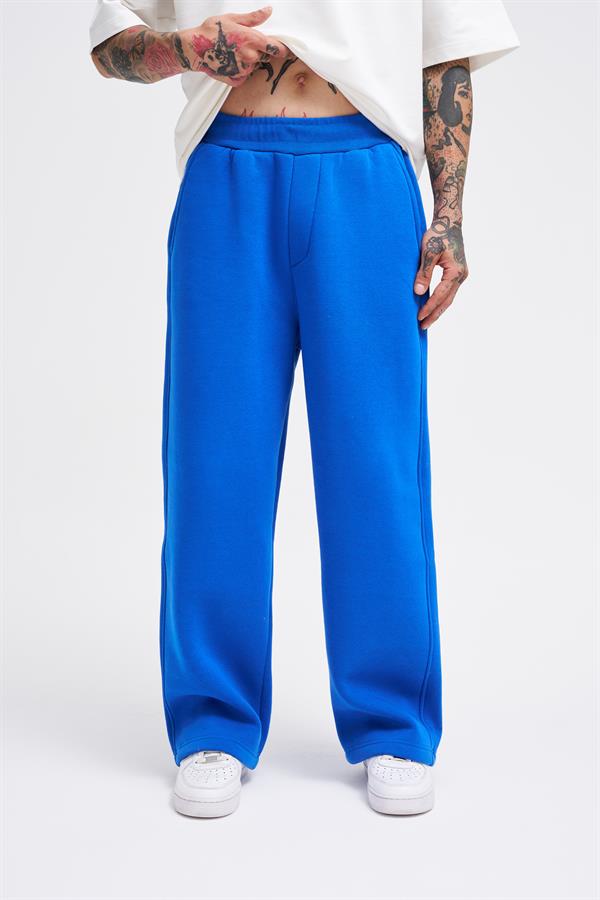 Erkek Baggy Oversize Saks Eşofman Altı