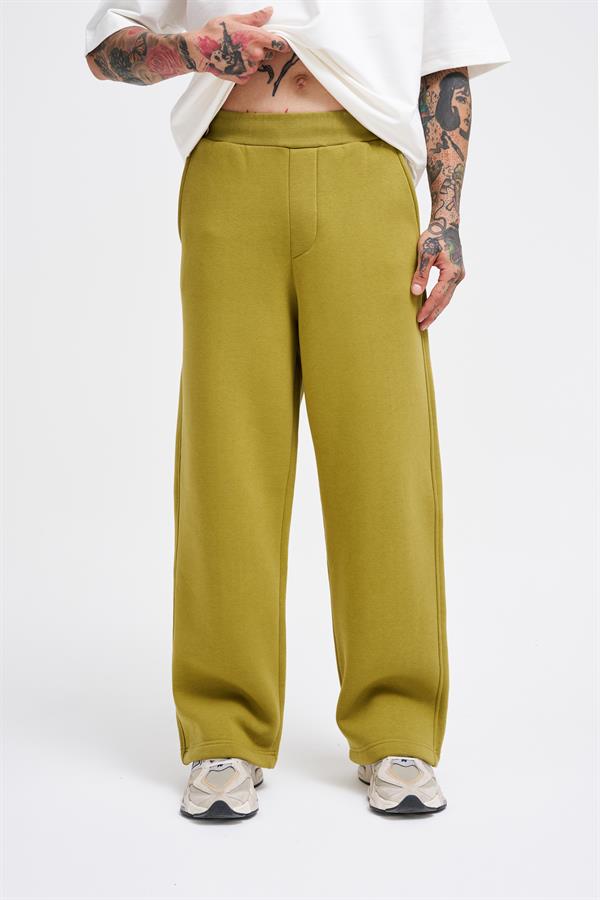 Erkek Baggy Oversize Yeşil Eşofman Altı