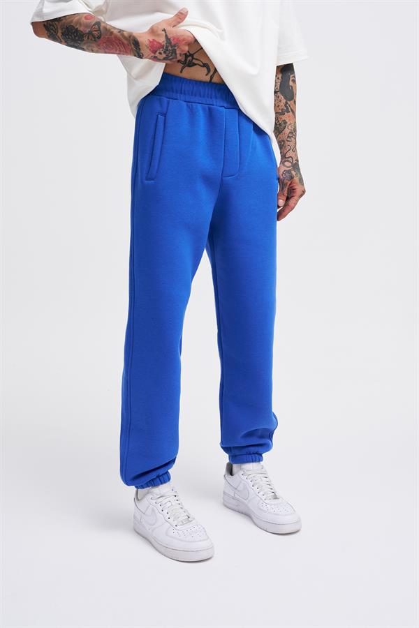 Erkek Basic Jogger Relaxed Saks Eşofman Altı