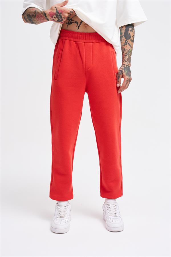 Erkek Jogger Regular Açık Kırmızı Eşofman Altı