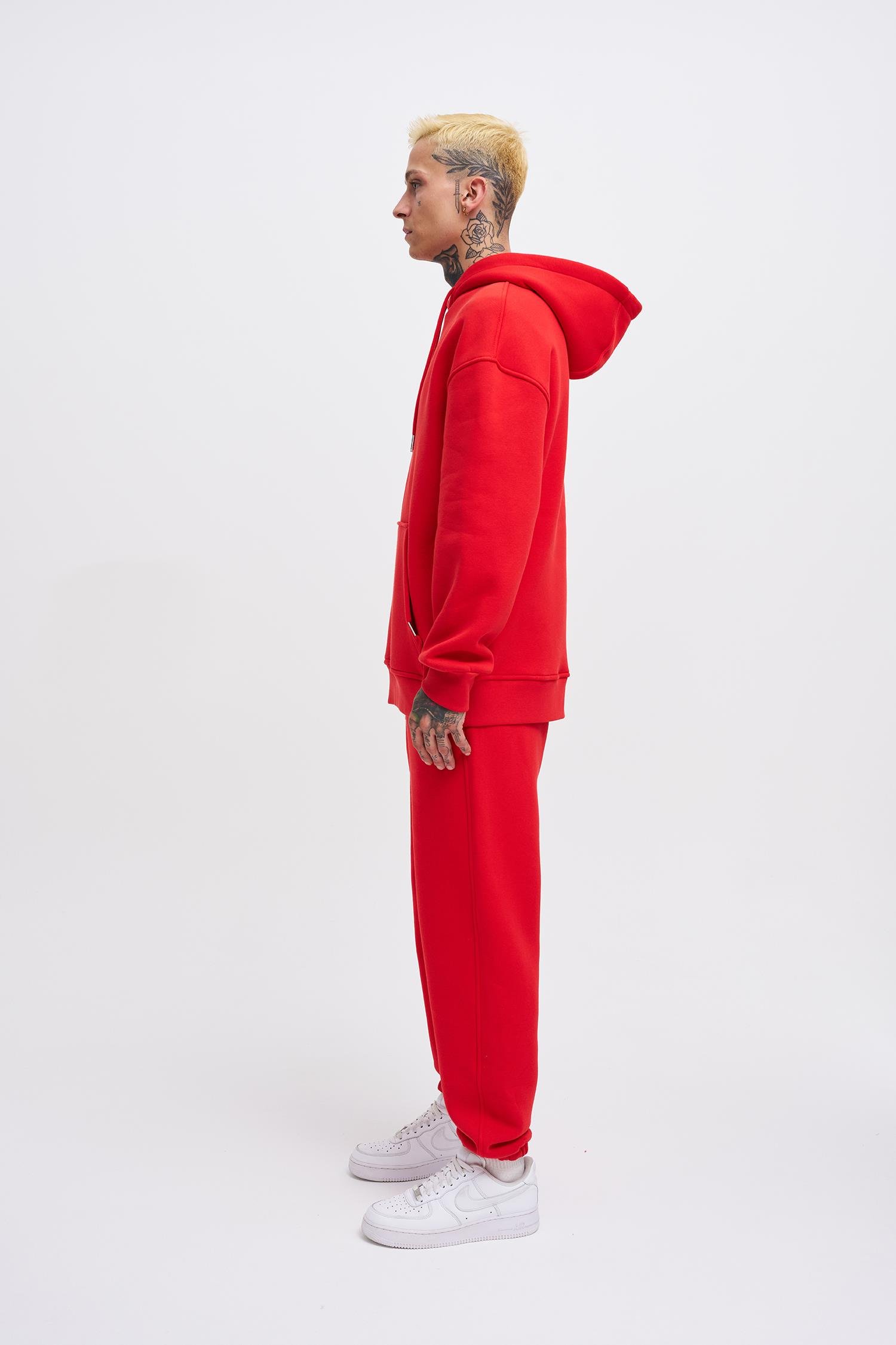 Sweat rouge oversize sale