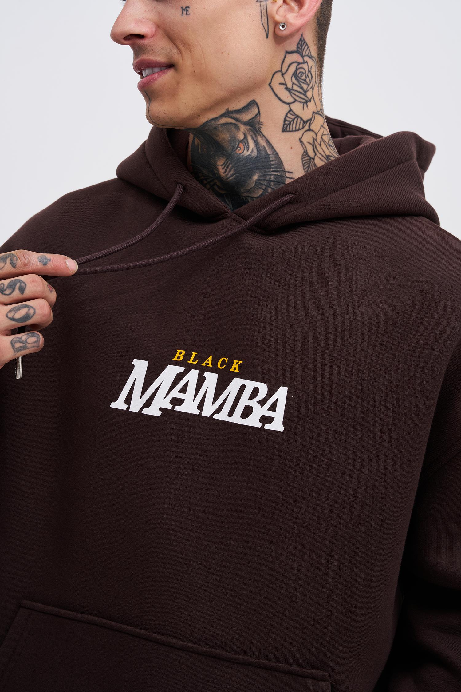 Erkek Black Mamba Bask l Oversize Kahverengi Sweatshirt Machinist