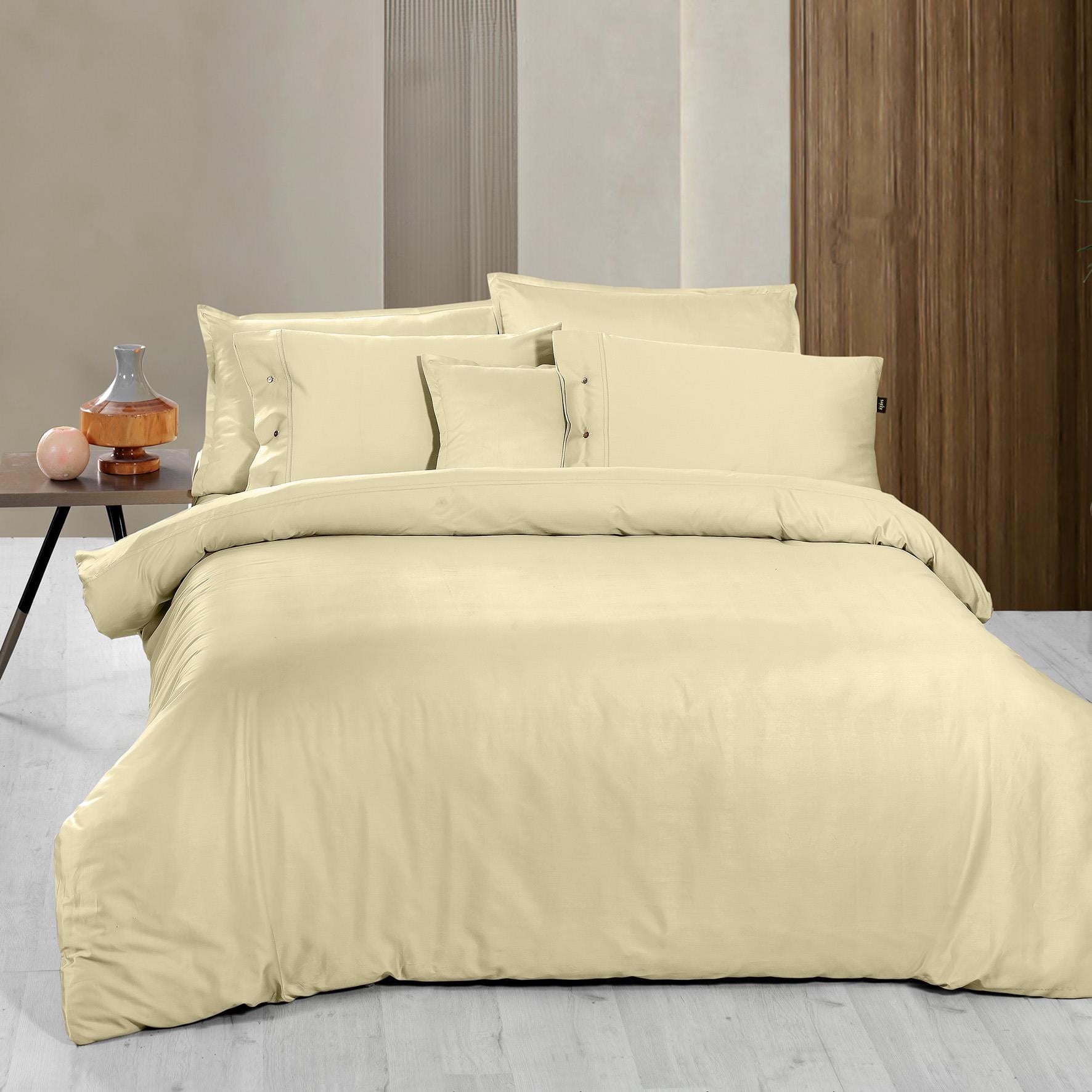Sarev Monochrome Lemon Cream %100 Pamuk Saten ''300 TC