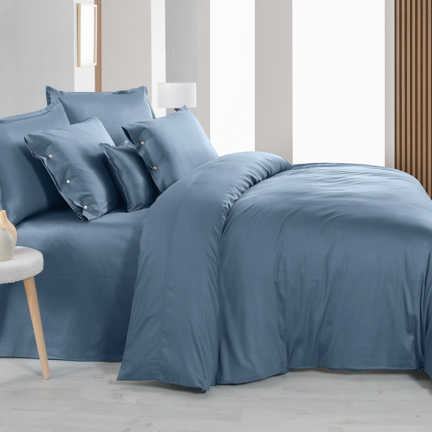 Sarev Monochrome Royal Blue %100 Pamuk Saten ''300 TC