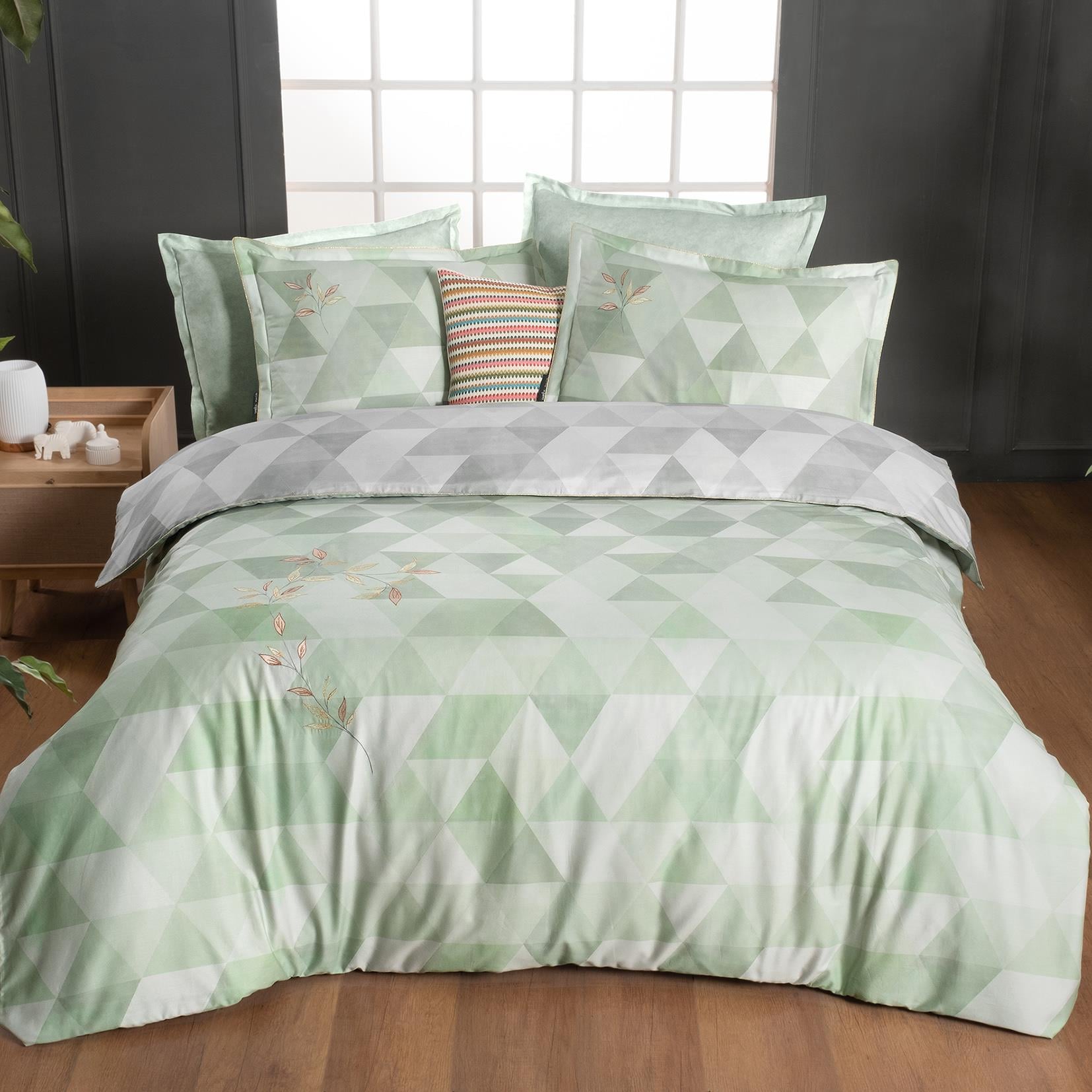 Sarev Peonia Taba King Size (Battal Boy) %100 Pamuk Saten 