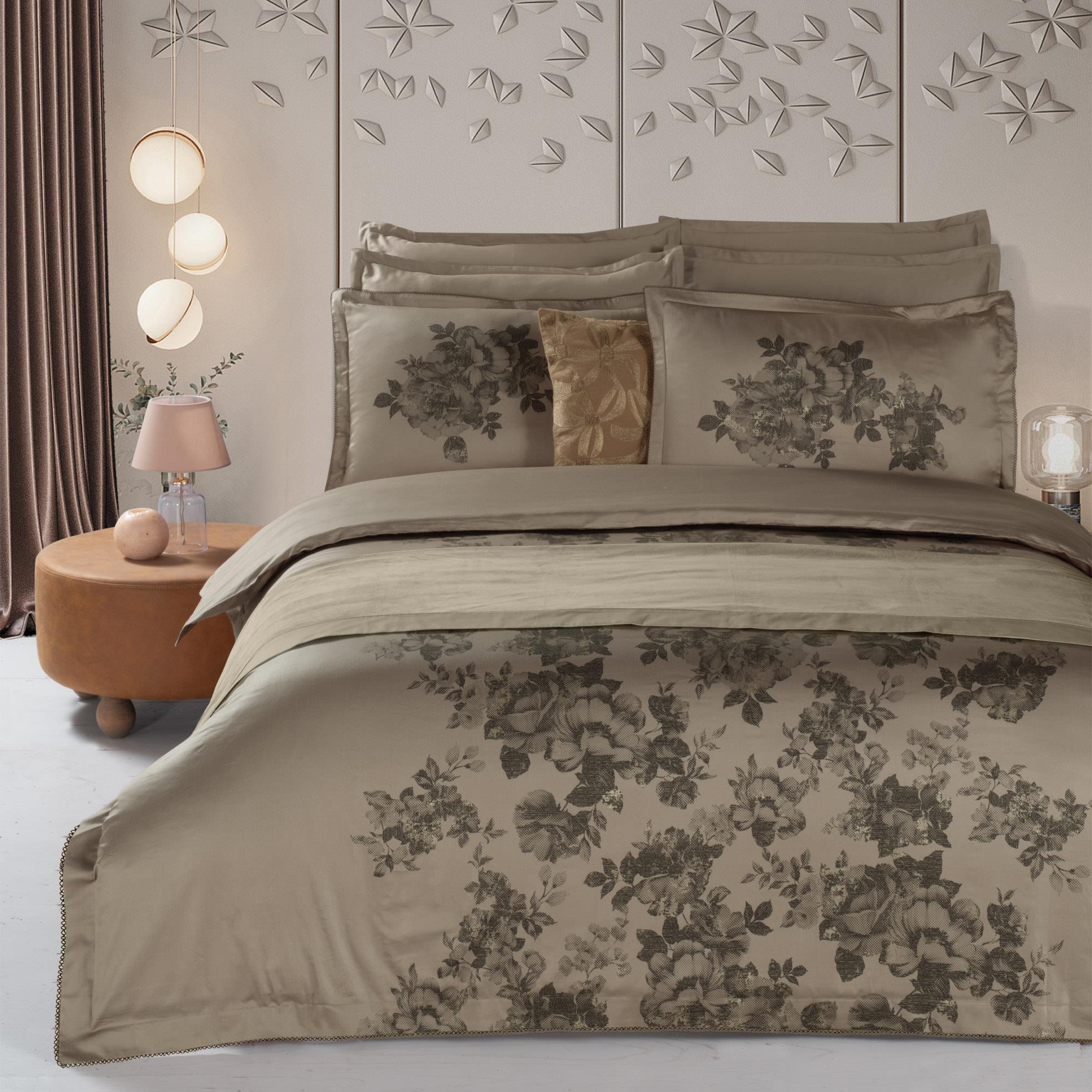 Sarev  Lılı Marlen Çift Kişilik %100 Pamuk Saten 