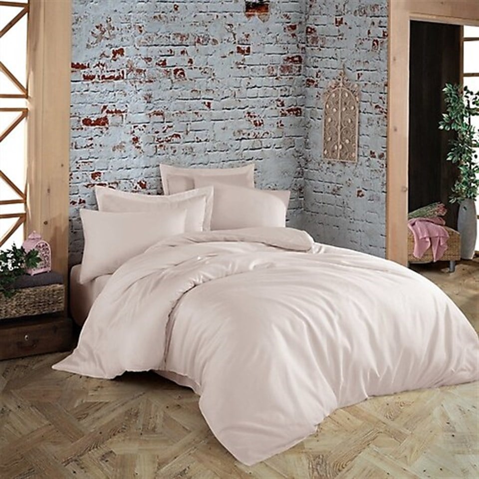 İdaş Saten NevresimTakımı (Bej) King Size