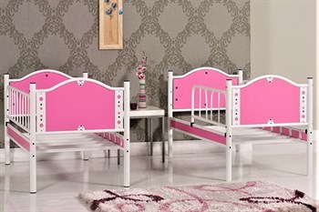 Avensis İnci Baby Tek Kişilik Ranza Beyaz-Pembe (70x130 CM)