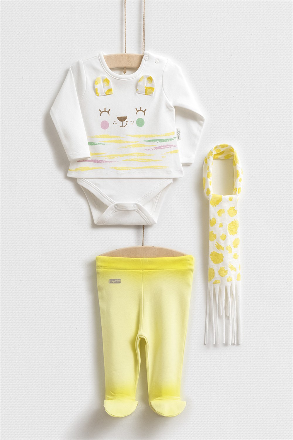 Jungle Erkek ve Kız 3'lü Body Set