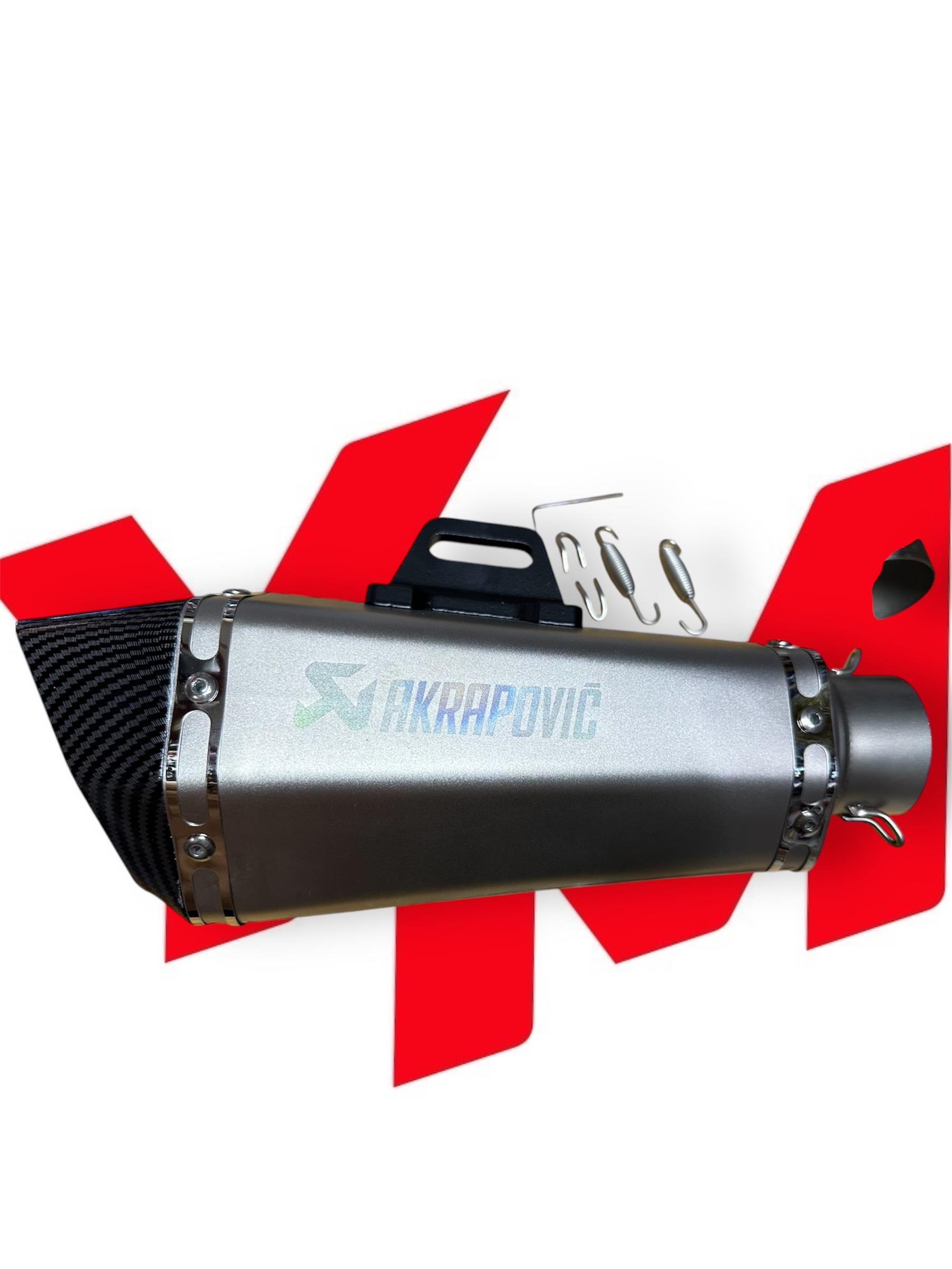 AKROPOVİC MODİFİYE EGZOZ GRİAkropovic Egzoz Gri Susturuculu