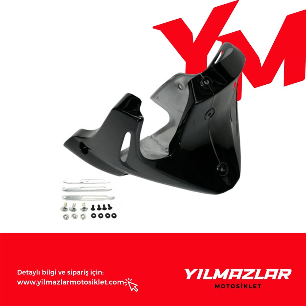Cg Motor Alt Rüzgarlık Siyah SakalCg Motor Alt Rüzgarlık Siyah Sakal