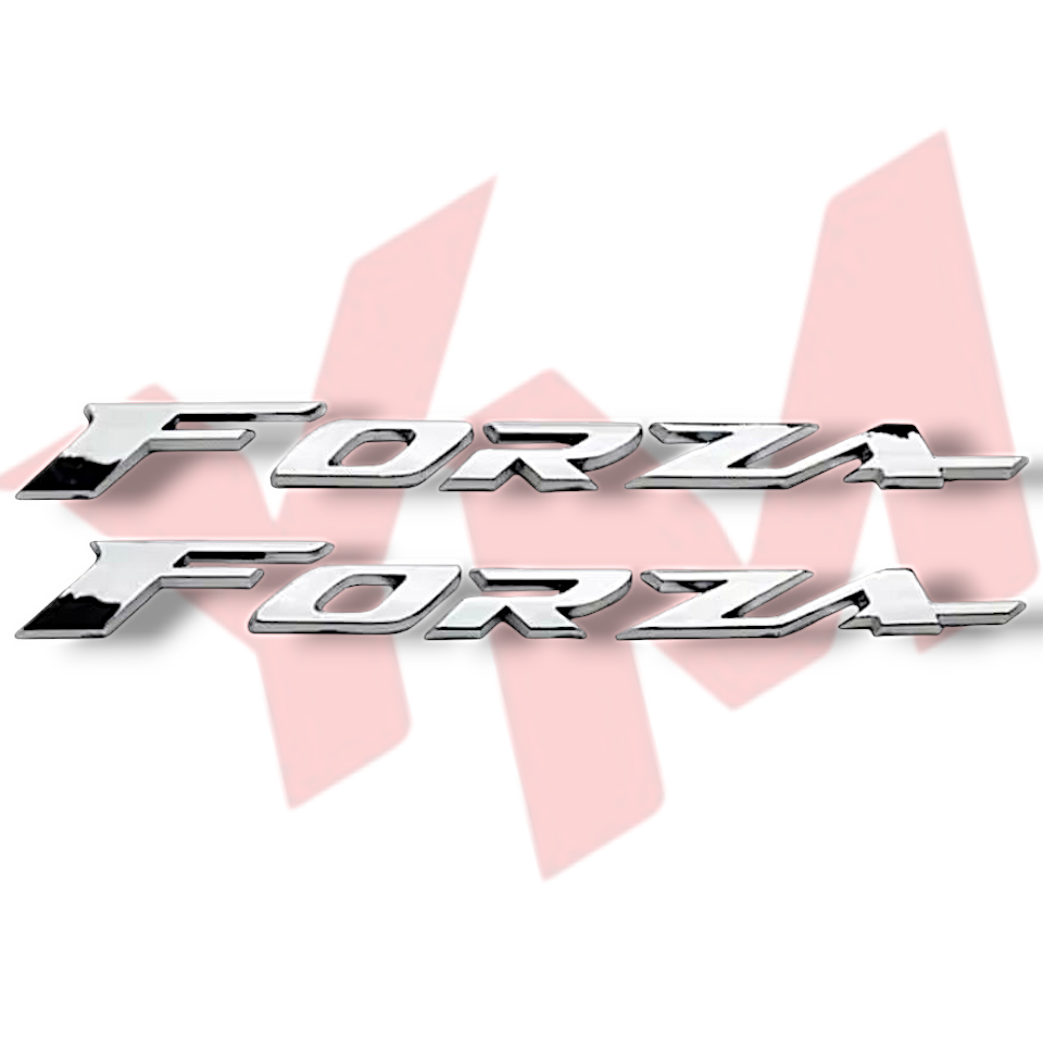 Honda Forza 3D Damla Sticker Seti NikelHonda Forza 3D Damla Sticker Seti Nikel