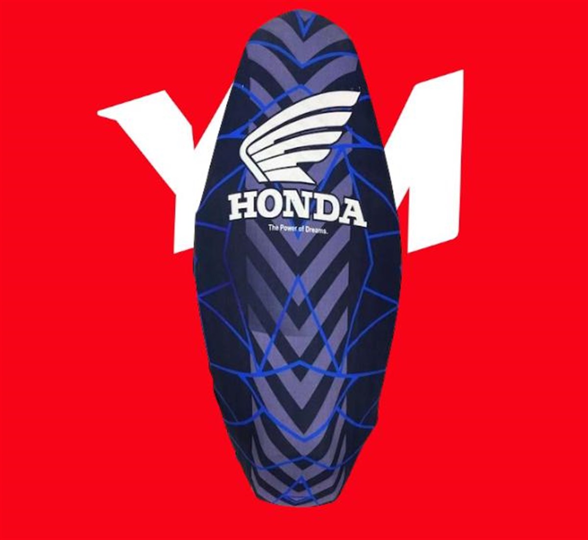 Honda Pcx 3D Sele Kılıfı Mavi Çizgi Desenli DESE-4Honda Pcx 3D Sele Kılıfı Mavi Çizgi Desenli DESE-4