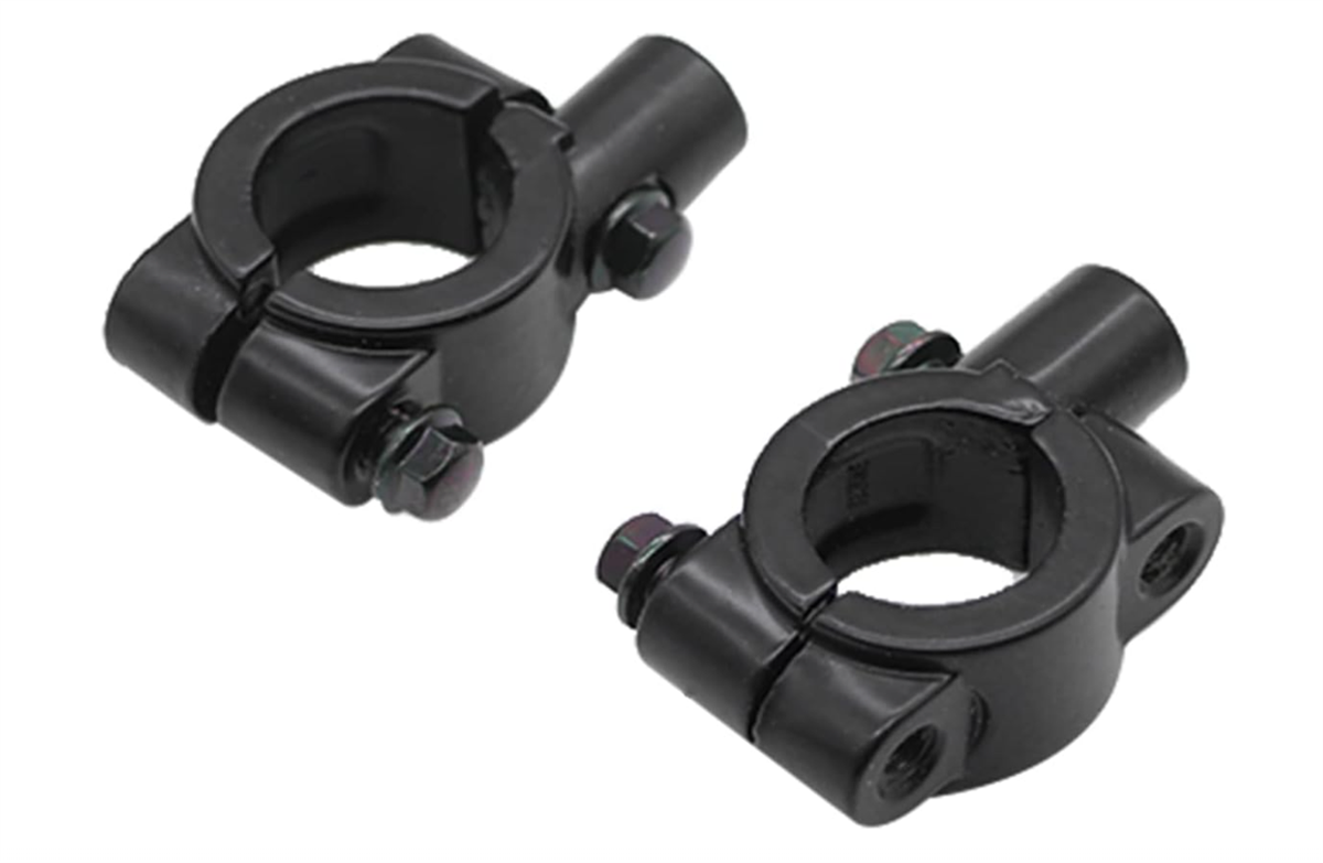 Motosiklet Ayna Bağlantı Kelepçesi 8mm Tüm Modellere Uyumlu 22mm Gidon UyumluMotosiklet Ayna Bağlantı Kelepçesi 8mm Tüm Modellere Uyumlu 22mm Gidon Uyumlu