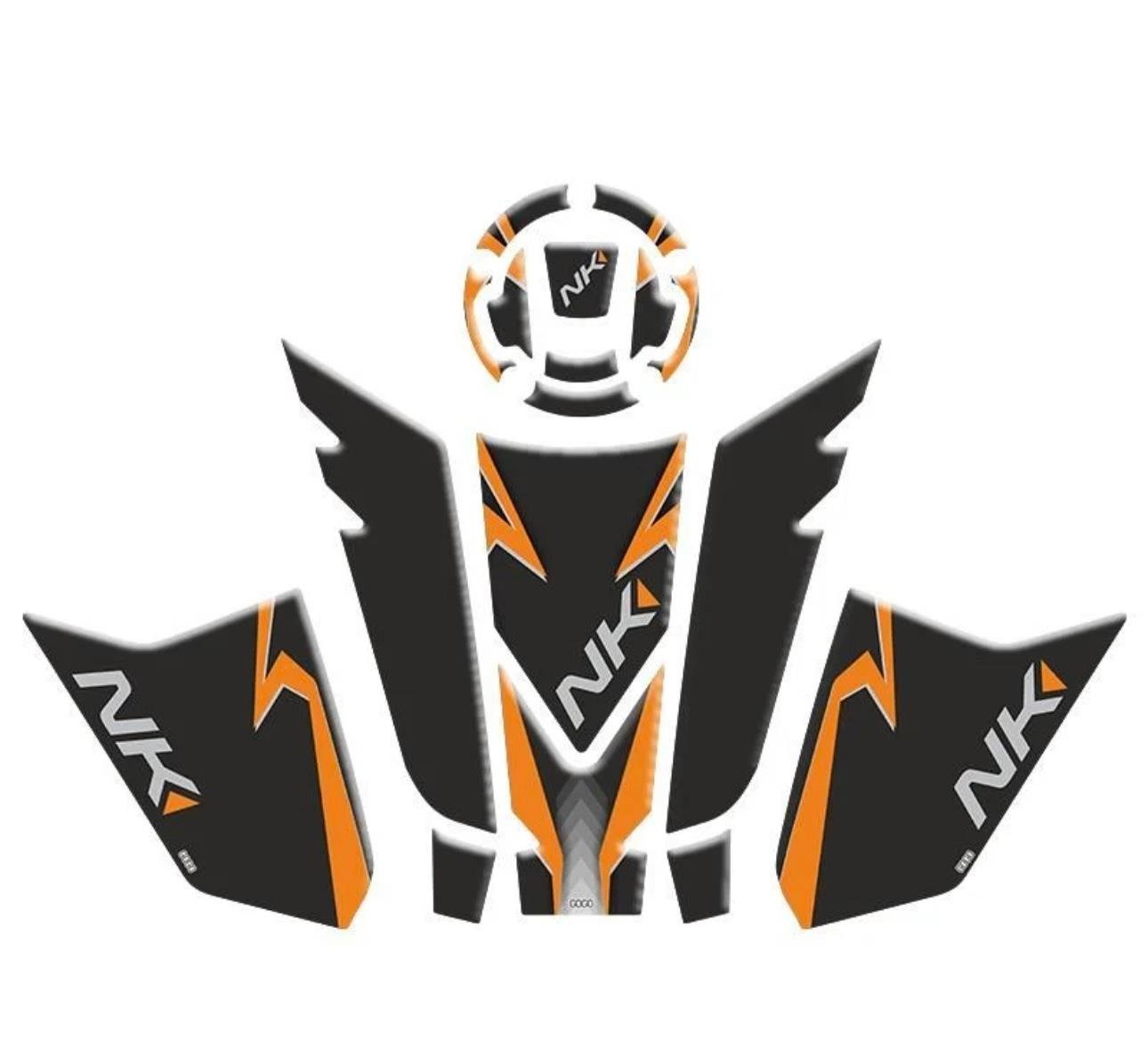 Cf Moto Nk 250 Tank Pad Seti TuruncuCf Moto Nk 250 Tank Pad Seti 3 Parça Turuncu