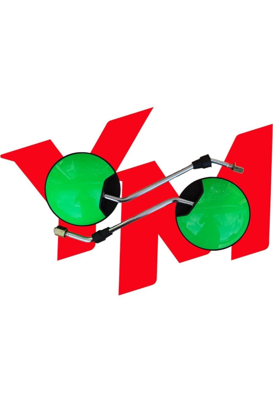 Motosiklet Ayna Takımı Yeşil 8 Mm Düz DişMotosiklet Ayna Takımı Yeşil 8 Mm Düz Diş