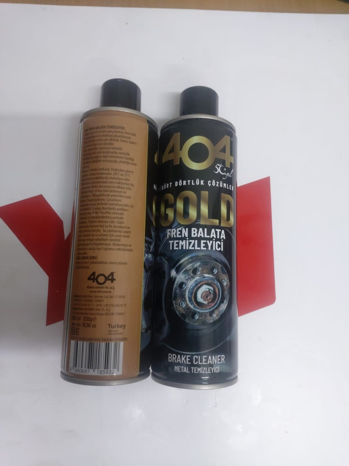 Motosiklet Balata Temizleyici 404 Gold SerisiMotosiklet Balata Temizleyici 404 Gold Serisi