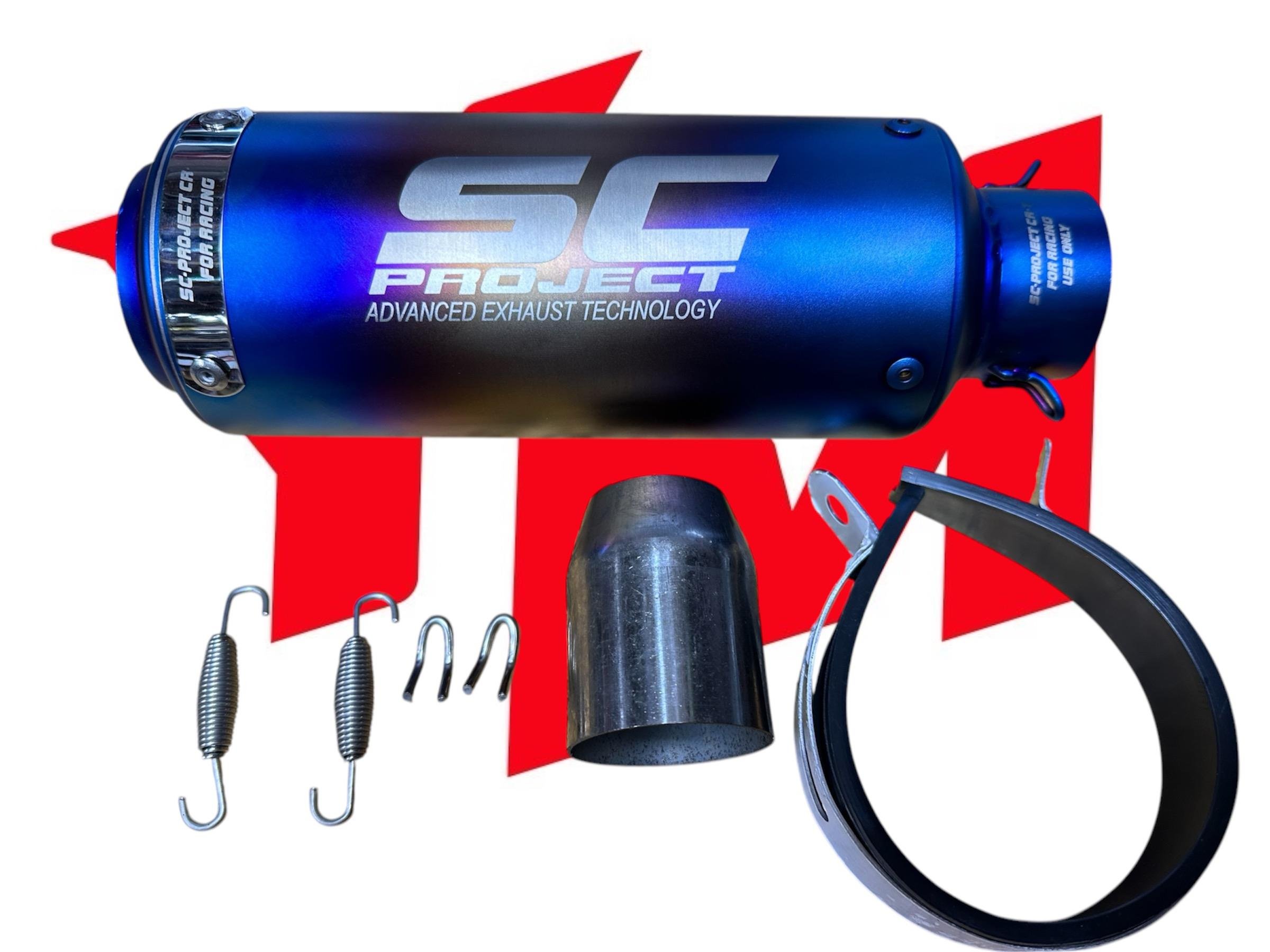 SC PROJECT EKSOZ MODİFİYE MAVİSc Project Modifiye Eksoz Mavi Renkli