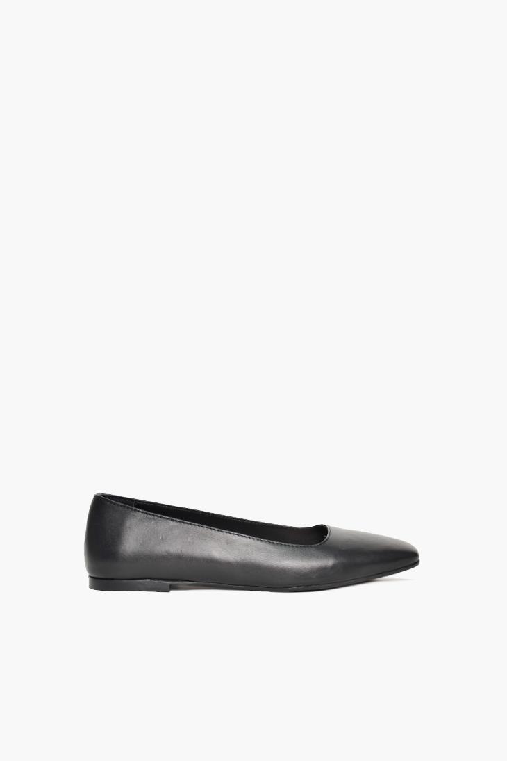 SHOES&MOREKESIAKESIA - Siyah Deri - Babet