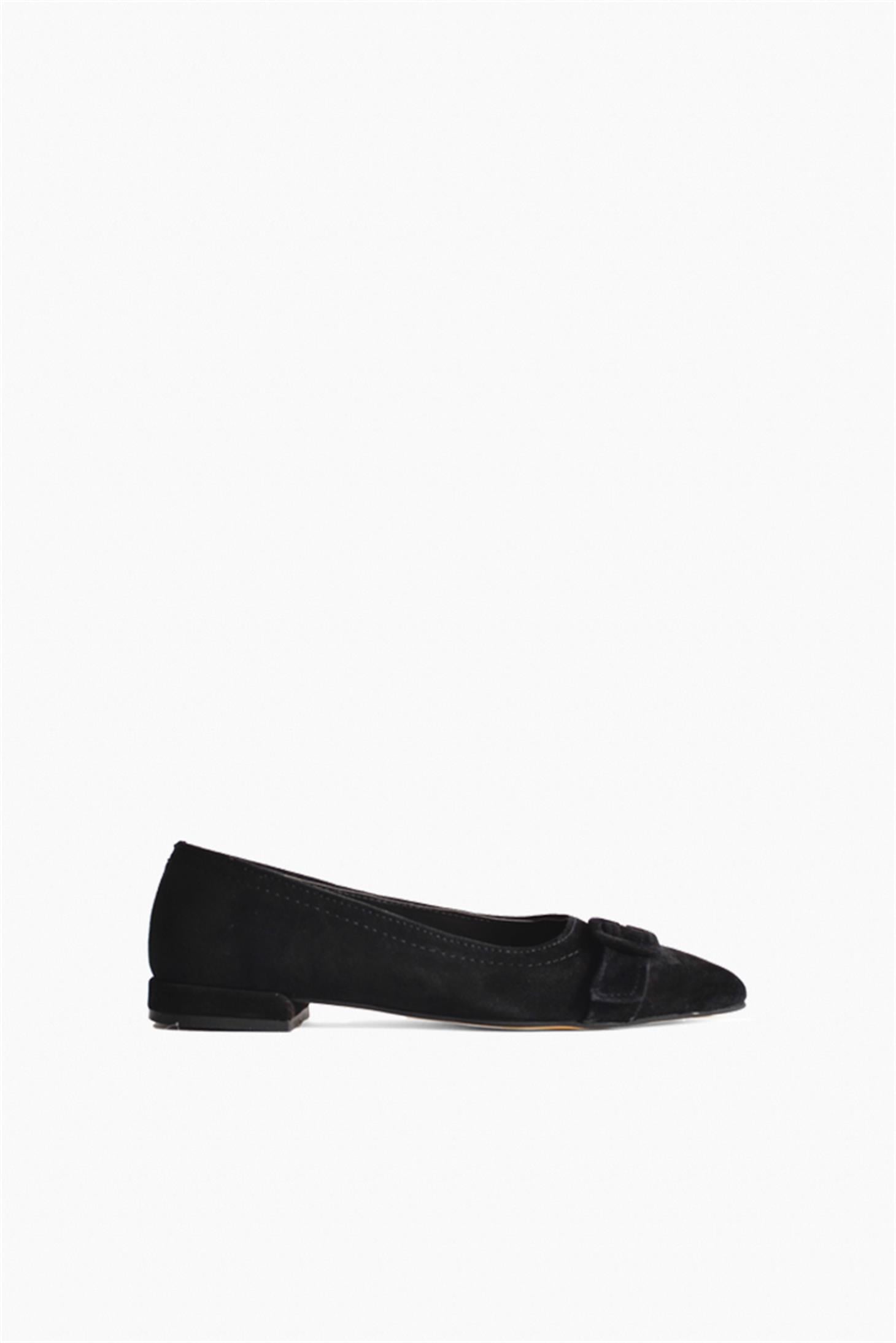 SHOES&MOREMELFANMELFAN - Siyah Suet - Babet
