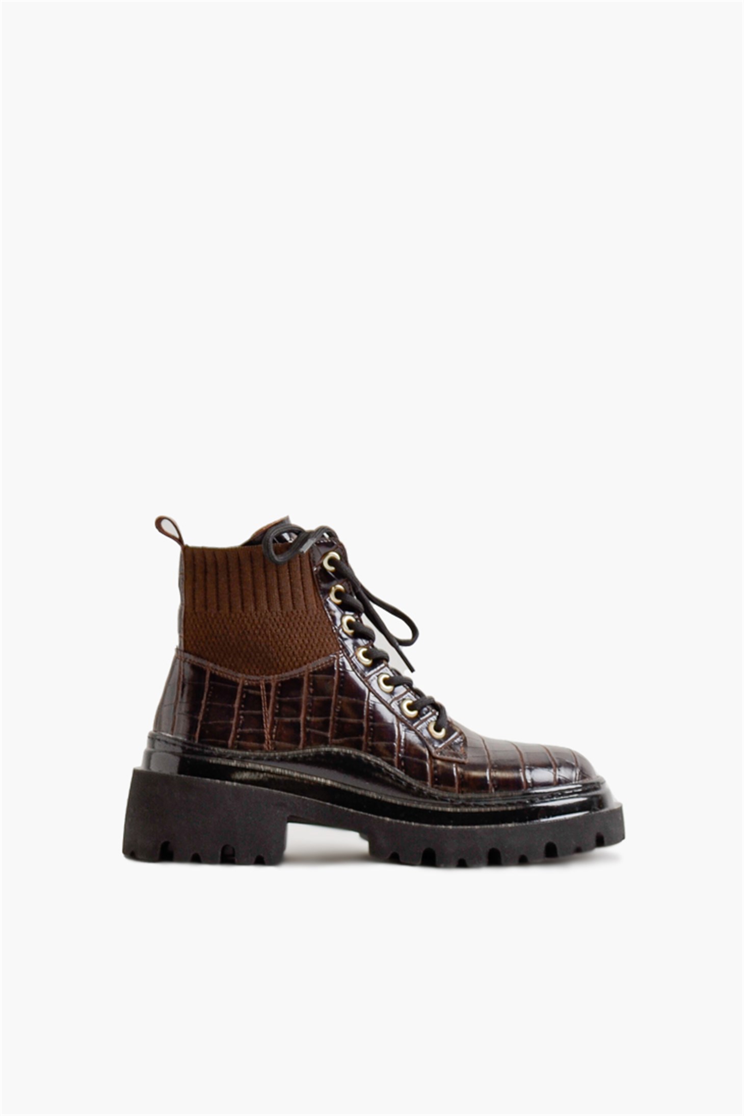 SHOES&MORECYMBACYMBA - Kahve Croco - Spor